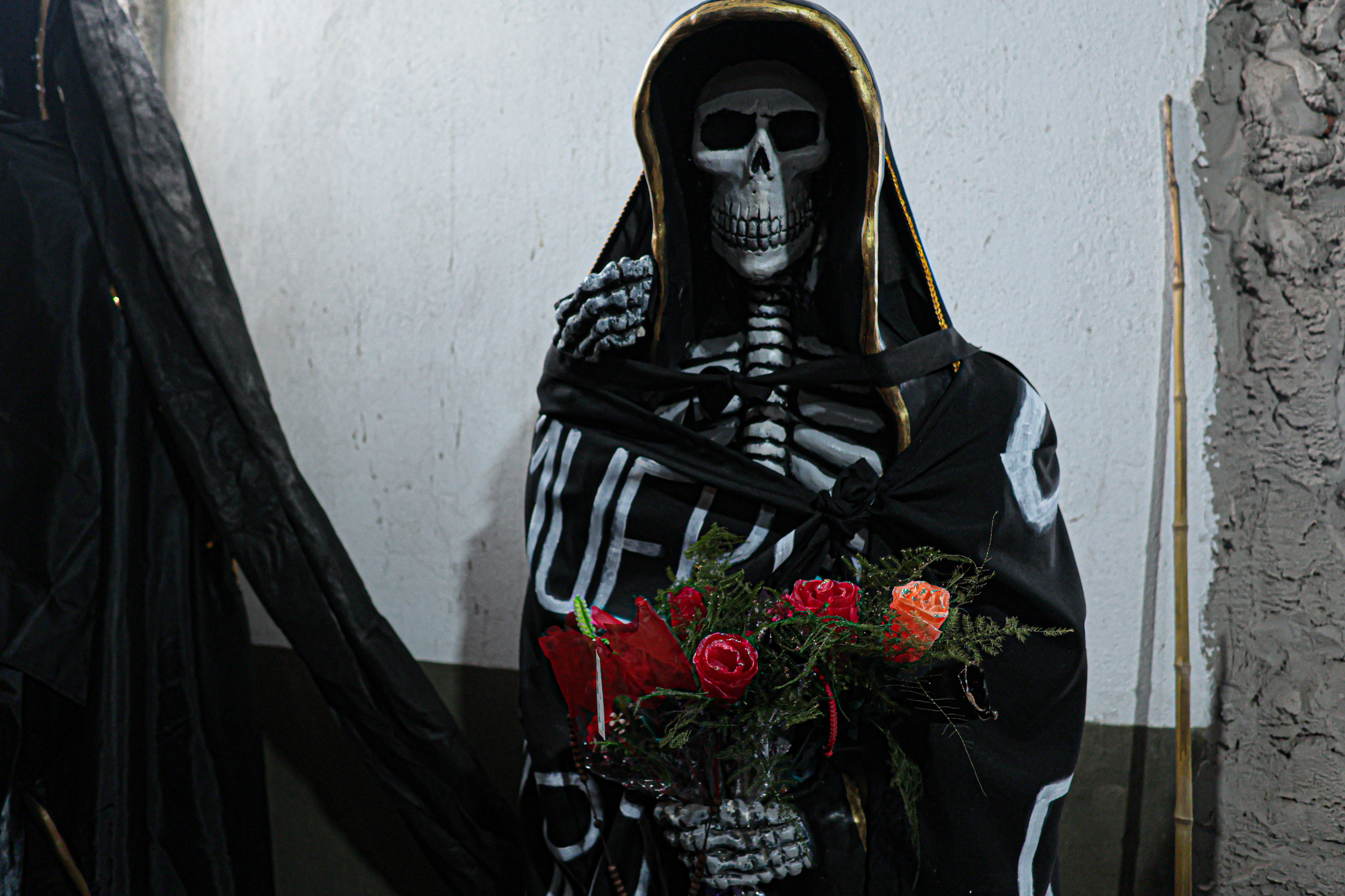 Paraguay, noreste de Argentina y sur de Brasil - 21 de agosto de 2024: San La Muerte es un santo ...