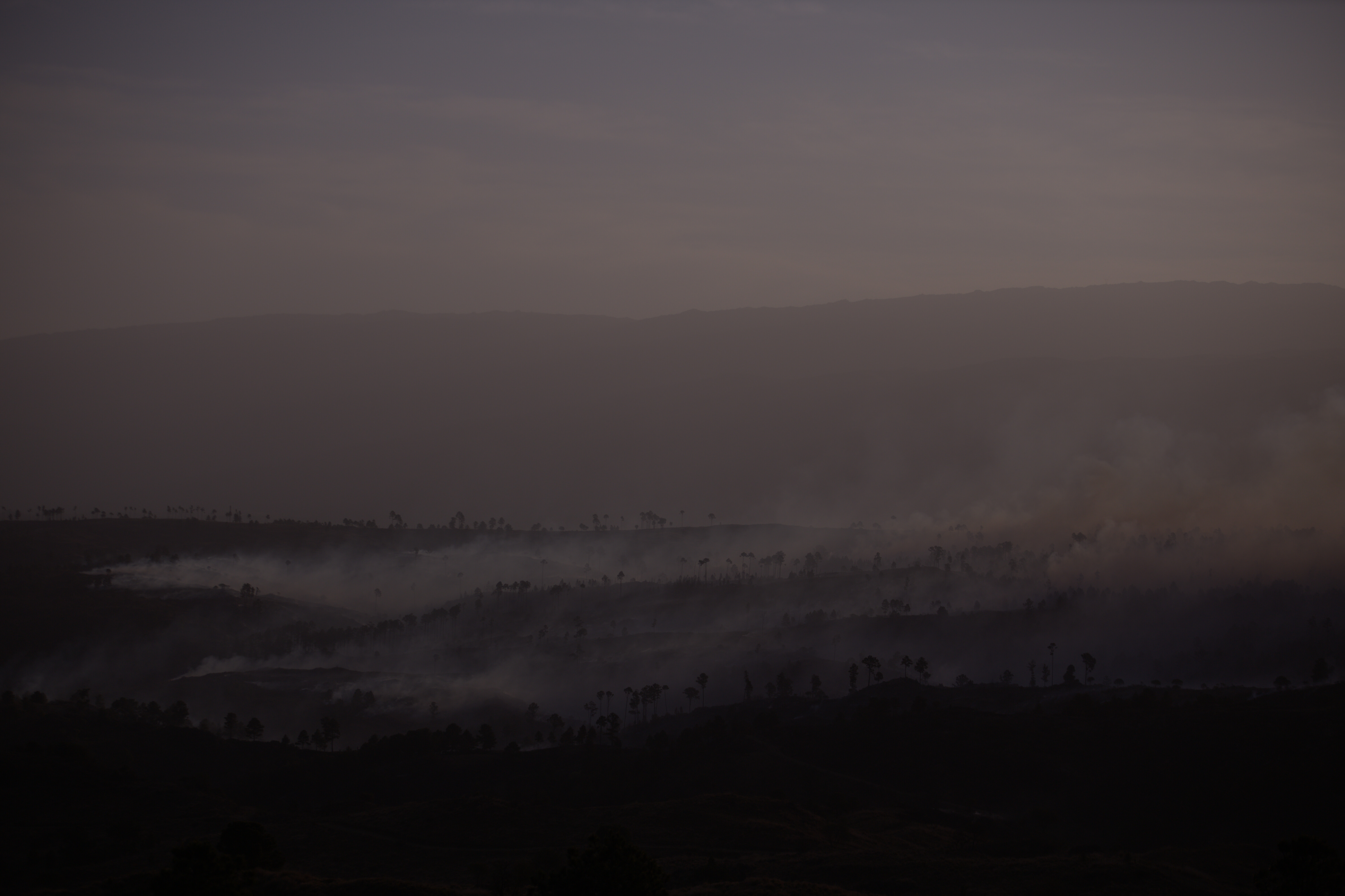 Capilla del Monte Córdoba Villa Berna Wildfires Buenos Aires, Argentina - September 25, 2024: The fires in the Punilla Valley and Calamuchita are...