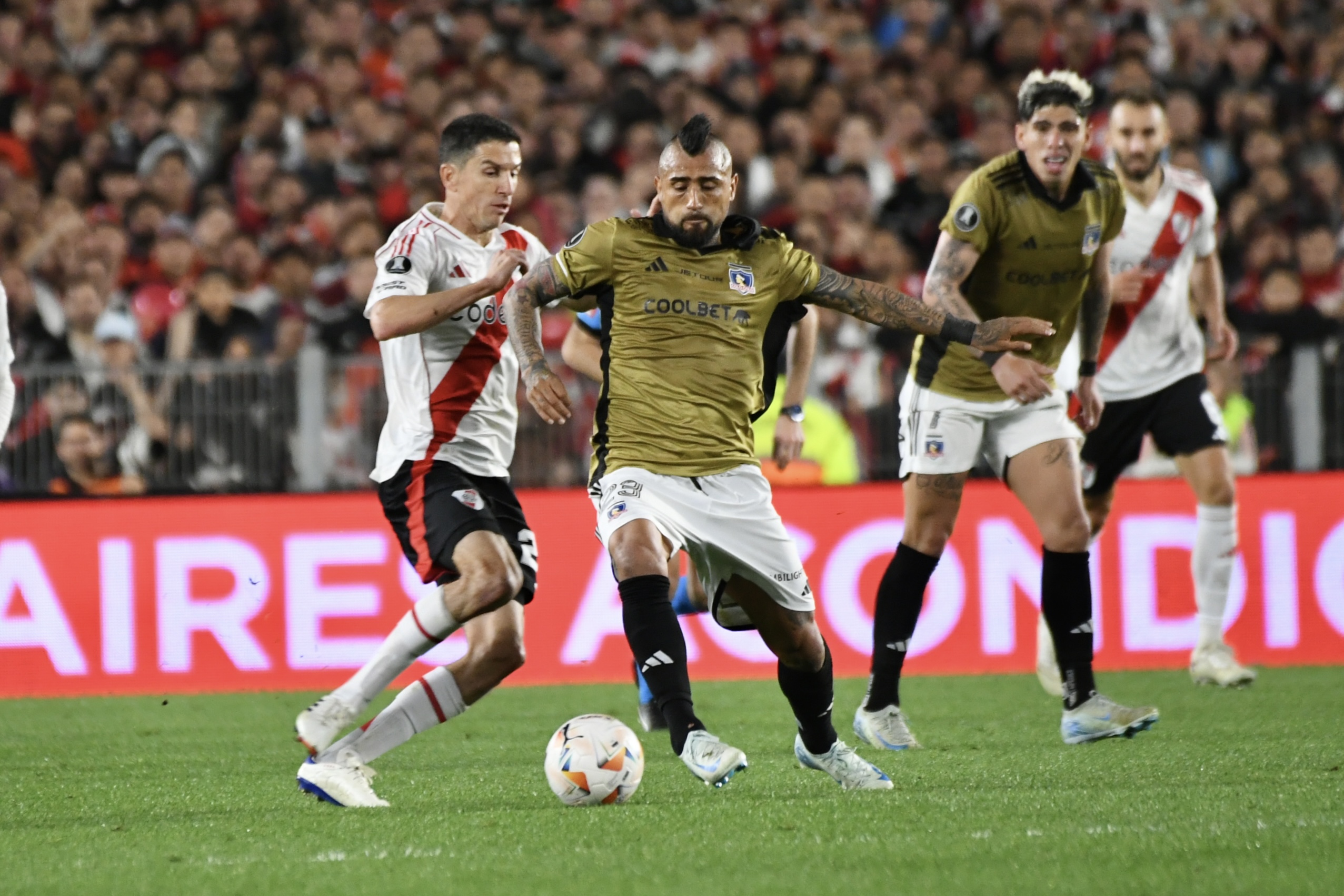 Buenos Aires, Argentina - 24 September 2024: River Plate secured a place in the Copa Libertadores...