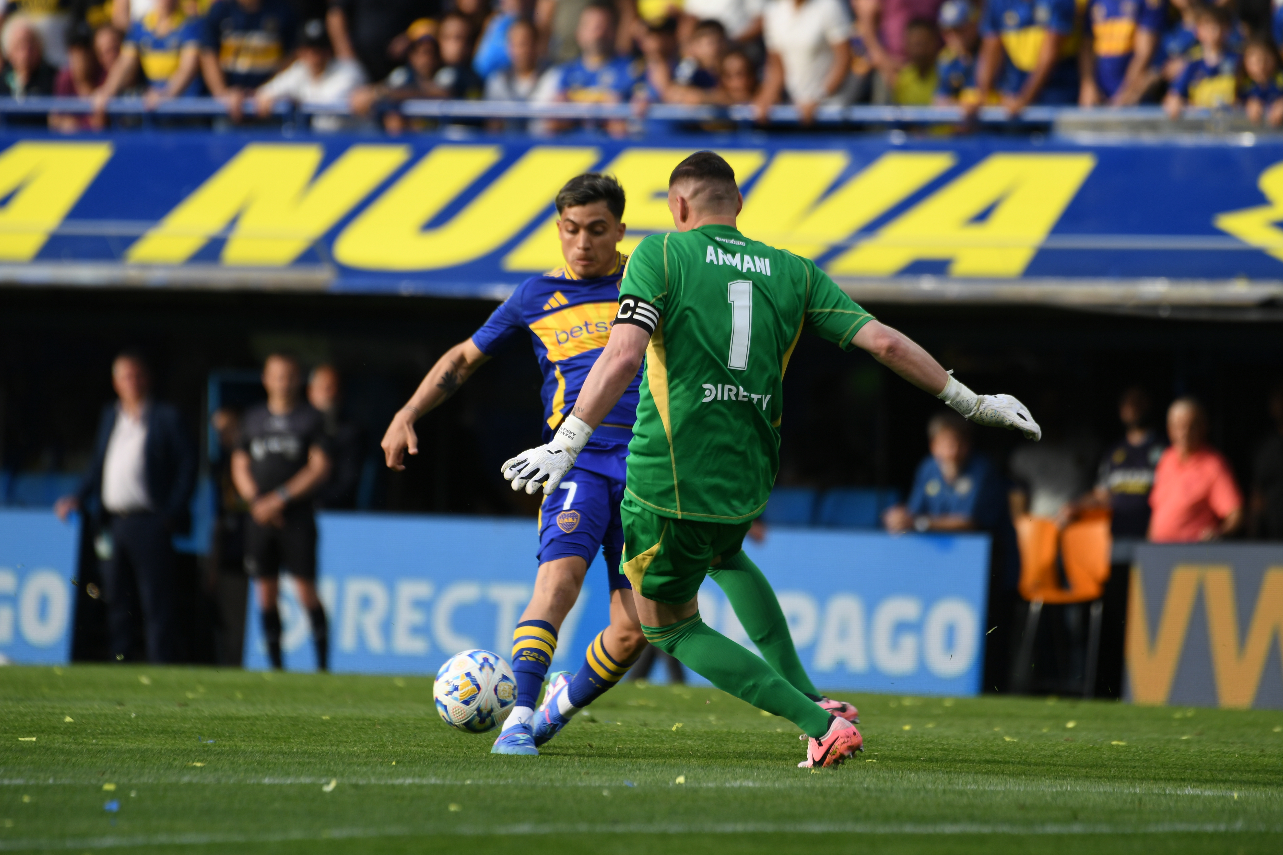 Super clásico Boca River Buenos Aires, Argentina - September 22, 2024: The Superclásico between Boca Juniors and River Pl...