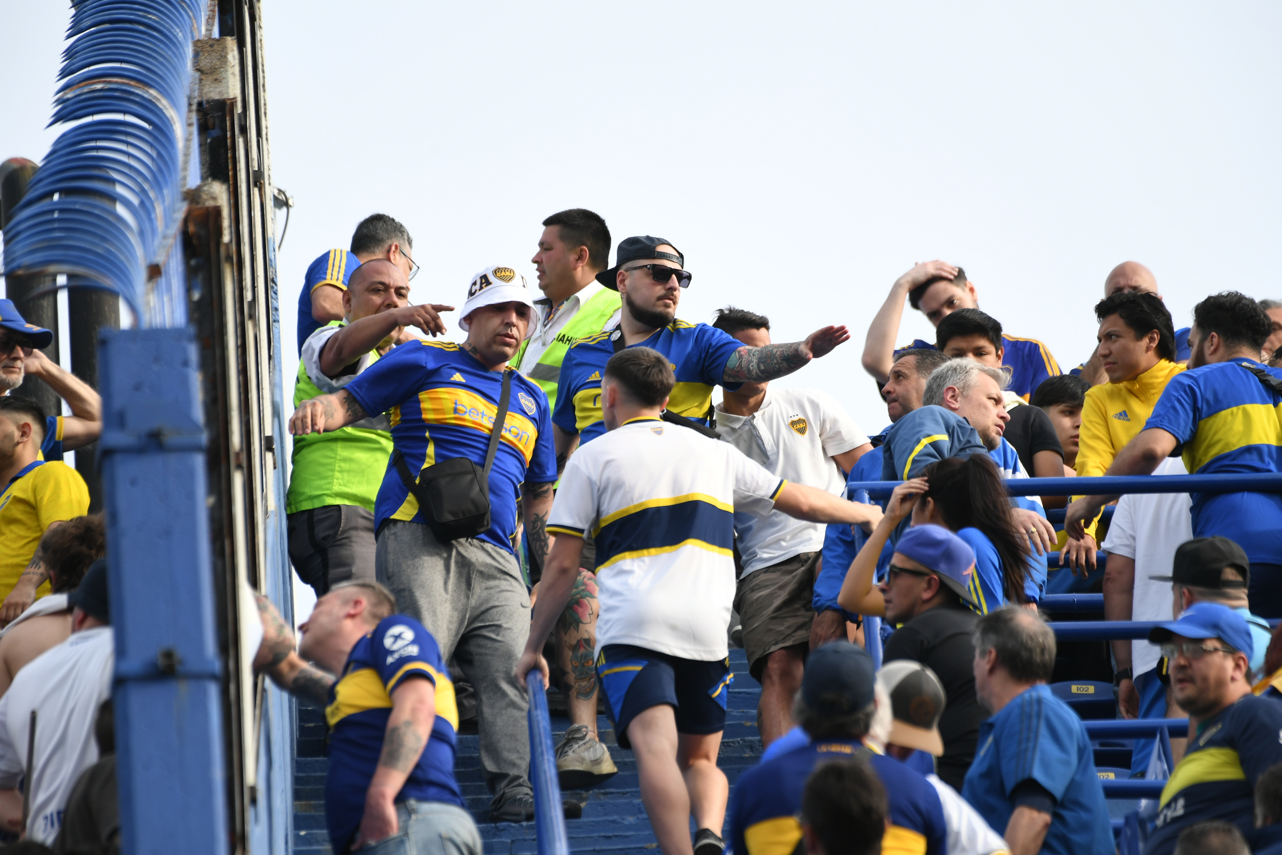 Super clásico Boca River Buenos Aires, Argentina - September 22, 2024: The Superclásico between Boca Juniors and River Pl...