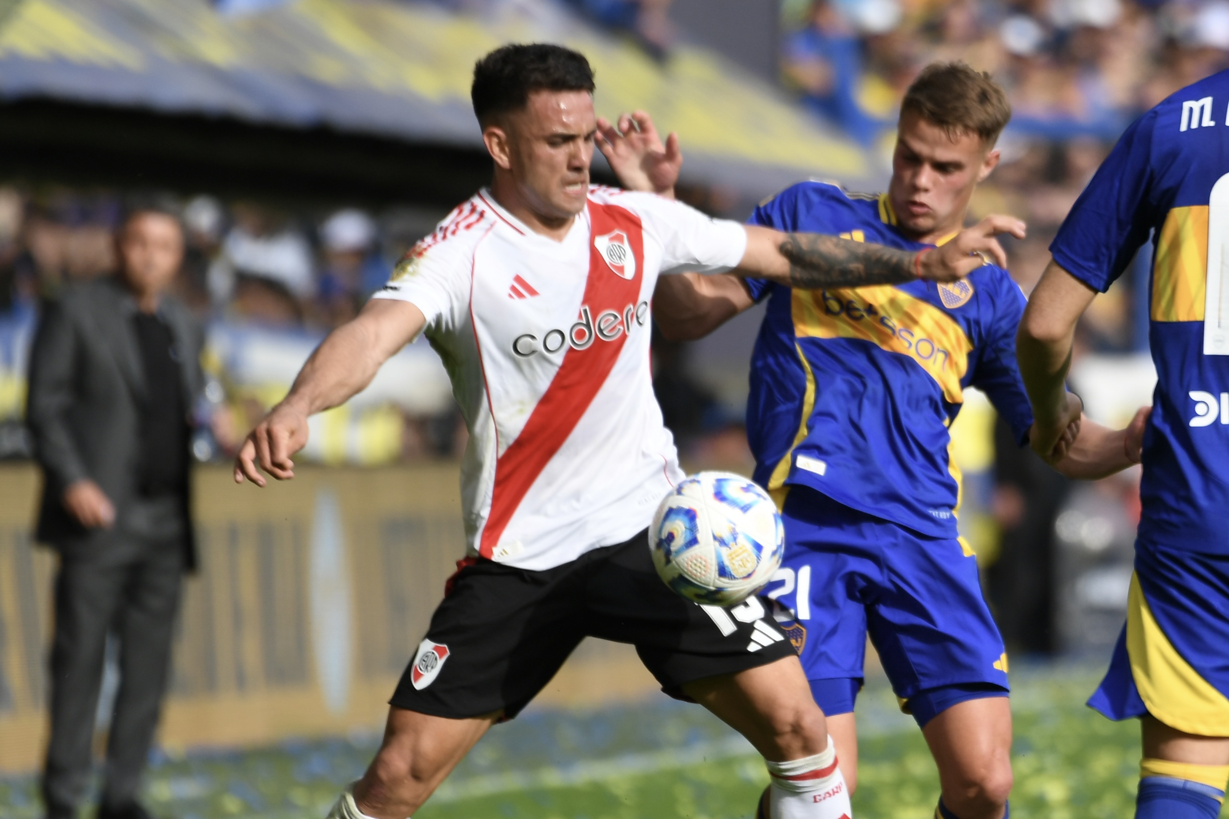 boca-river-193 Buenos Aires, Argentina - September 22, 2024: The Superclásico between Boca Juniors and River Pl...