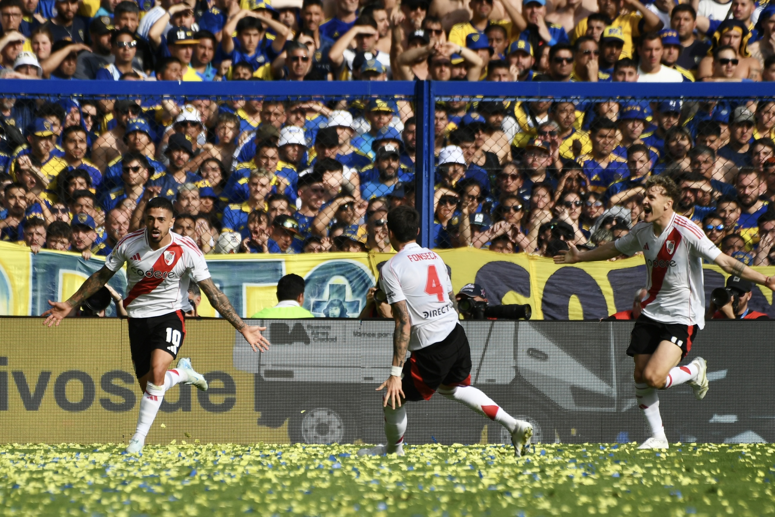 Buenos Aires, Argentina - September 22, 2024: The Superclásico between Boca Juniors and River Pl...