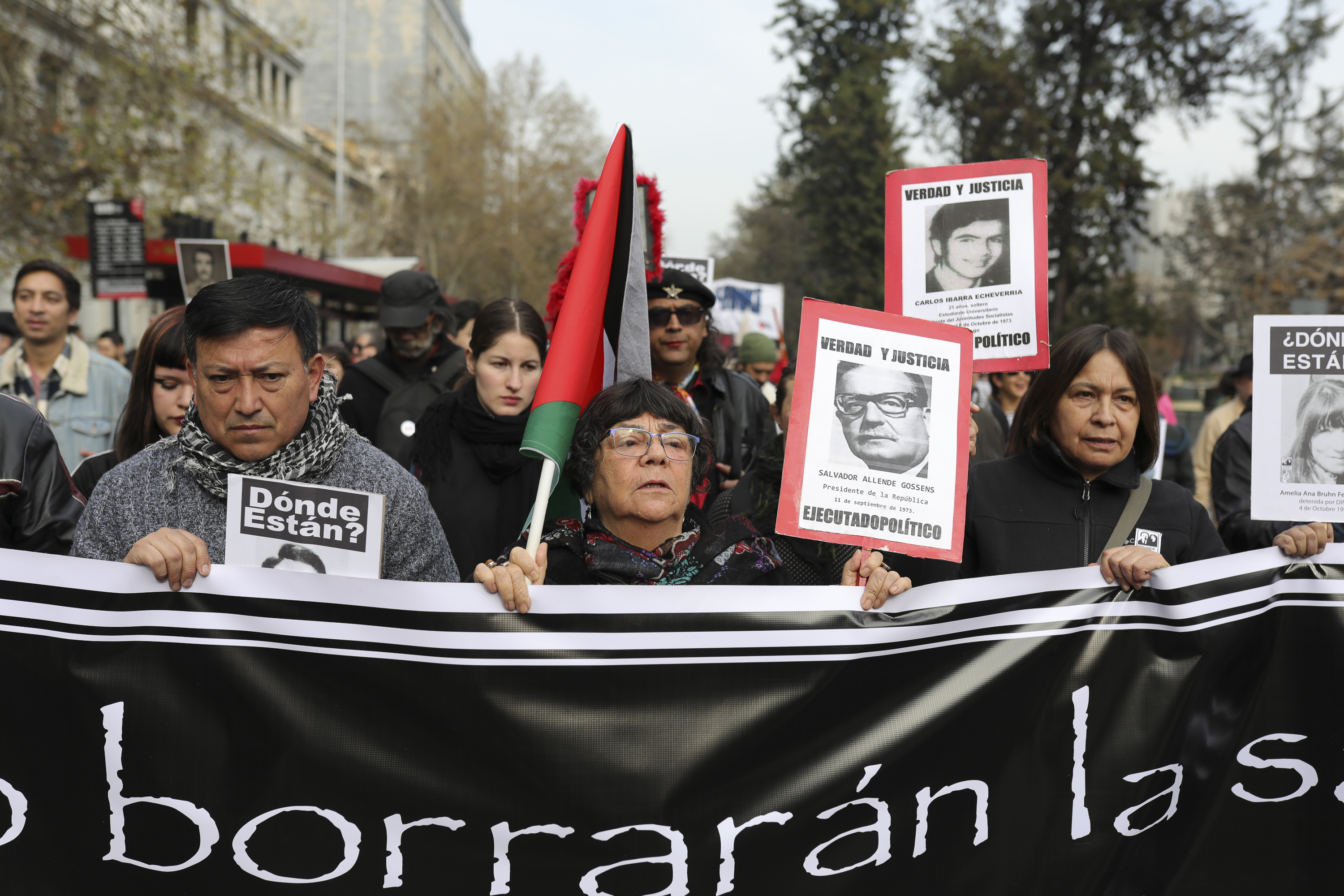 Incidents in pilgrimage in Santiago Chile Santiago, Chile - September 8, 2024: People attend the Pilgrimage to the General Cemetery that co...