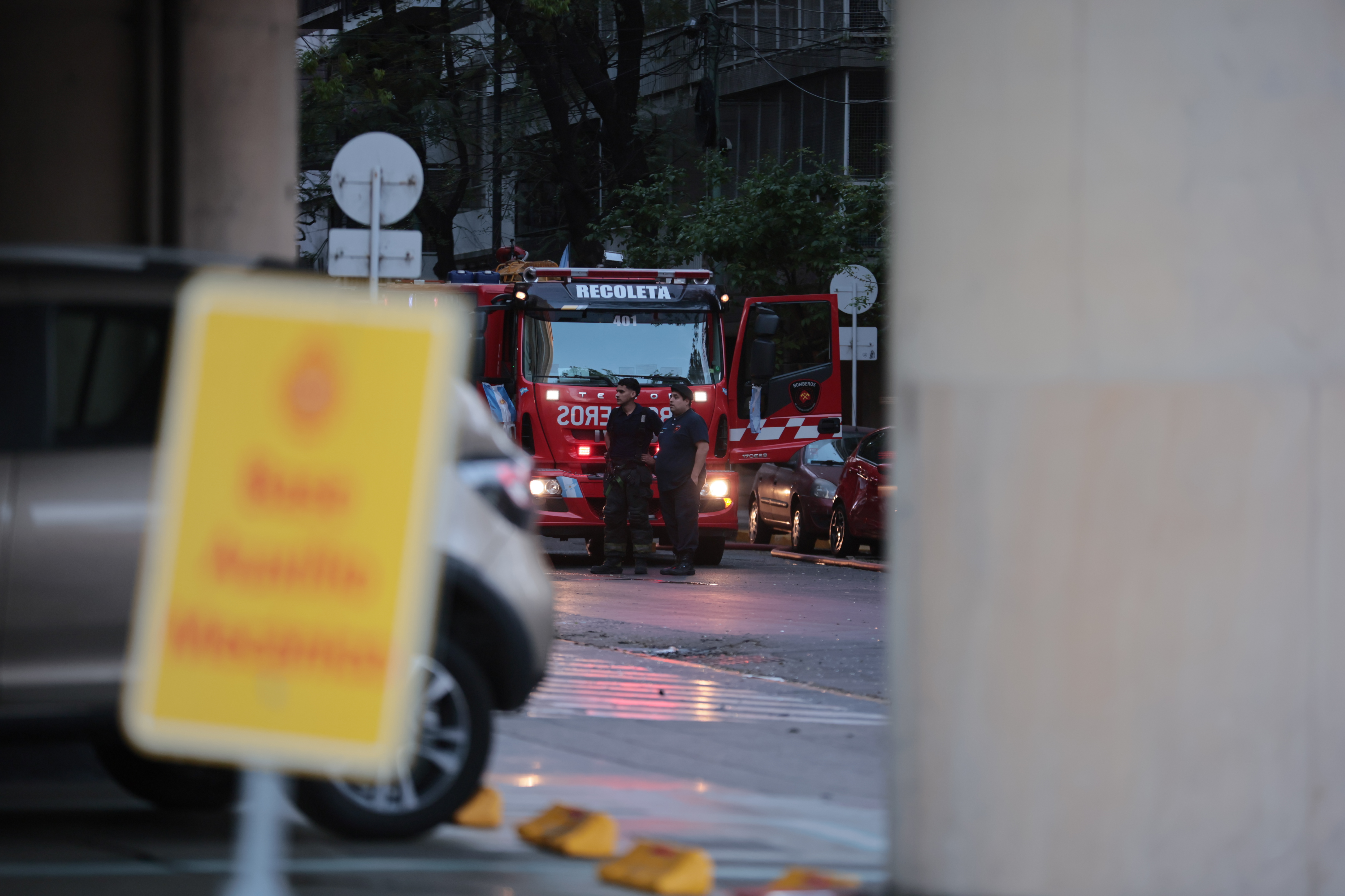 IM_G1945 BUENOS AIRES, ARGENTINA - 5 octubre 2024: Un voraz incendio afectó al tercer piso de la sede de ...