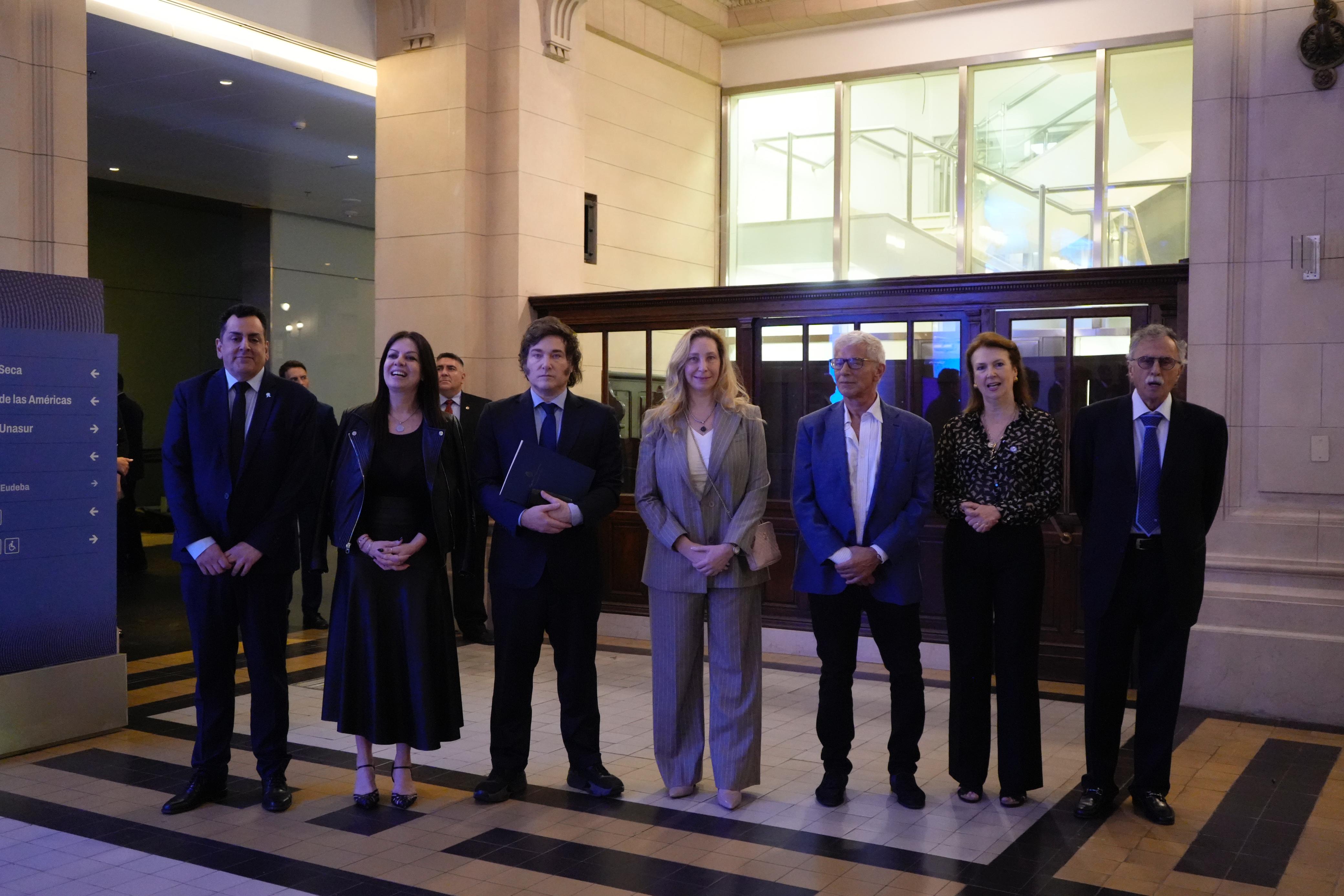 BUENOS AIRES, ARGENTINA - 12 octubre 2024: El Presidente Javier Milei reafirmó hoy que la univer...