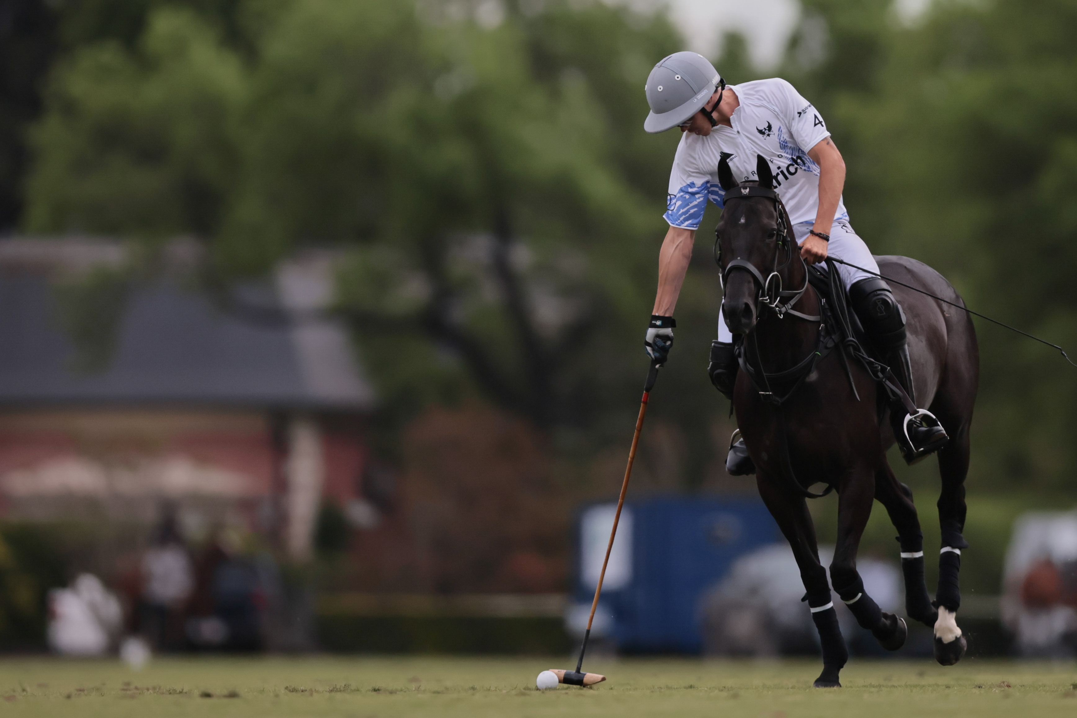 Tortuguitas polo Cup Tortuguitas, Buenos Aires - October 13, 2024: In the continuation of the second round (first in Z...