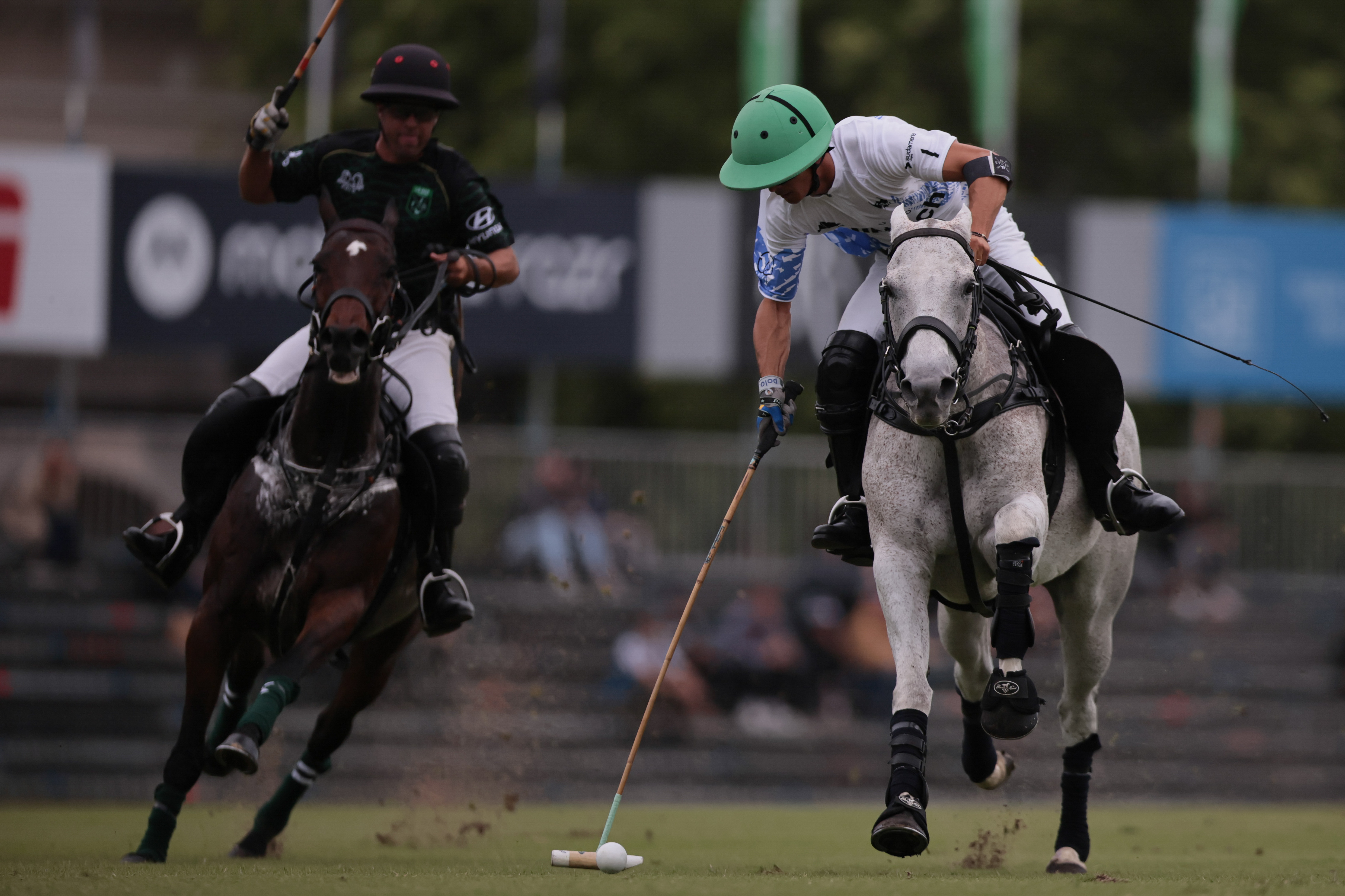 Tortuguitas polo Cup Tortuguitas, Buenos Aires - October 13, 2024: In the continuation of the second round (first in Z...