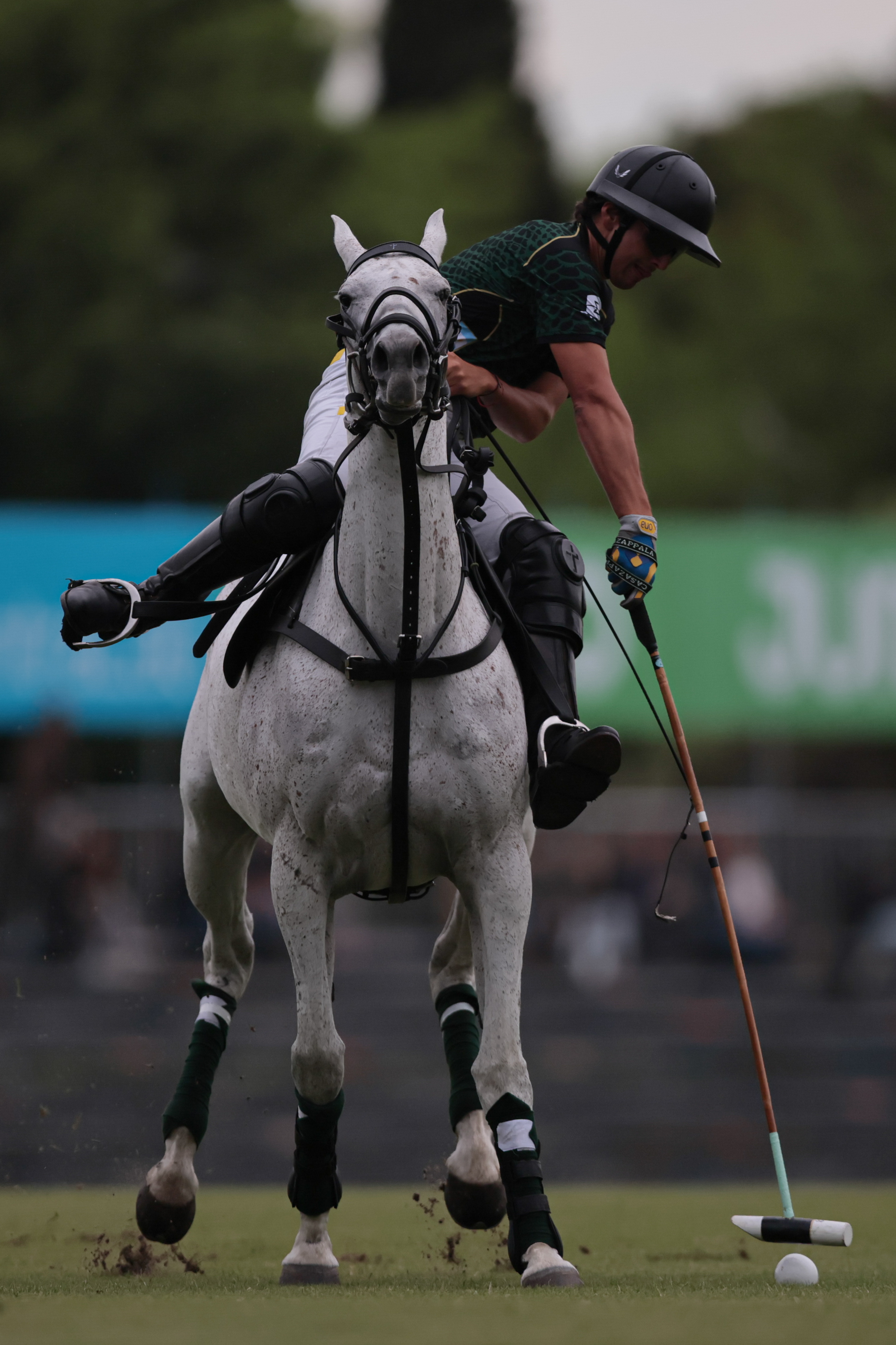 Tortuguitas polo Cup Tortuguitas, Buenos Aires - October 13, 2024: In the continuation of the second round (first in Z...