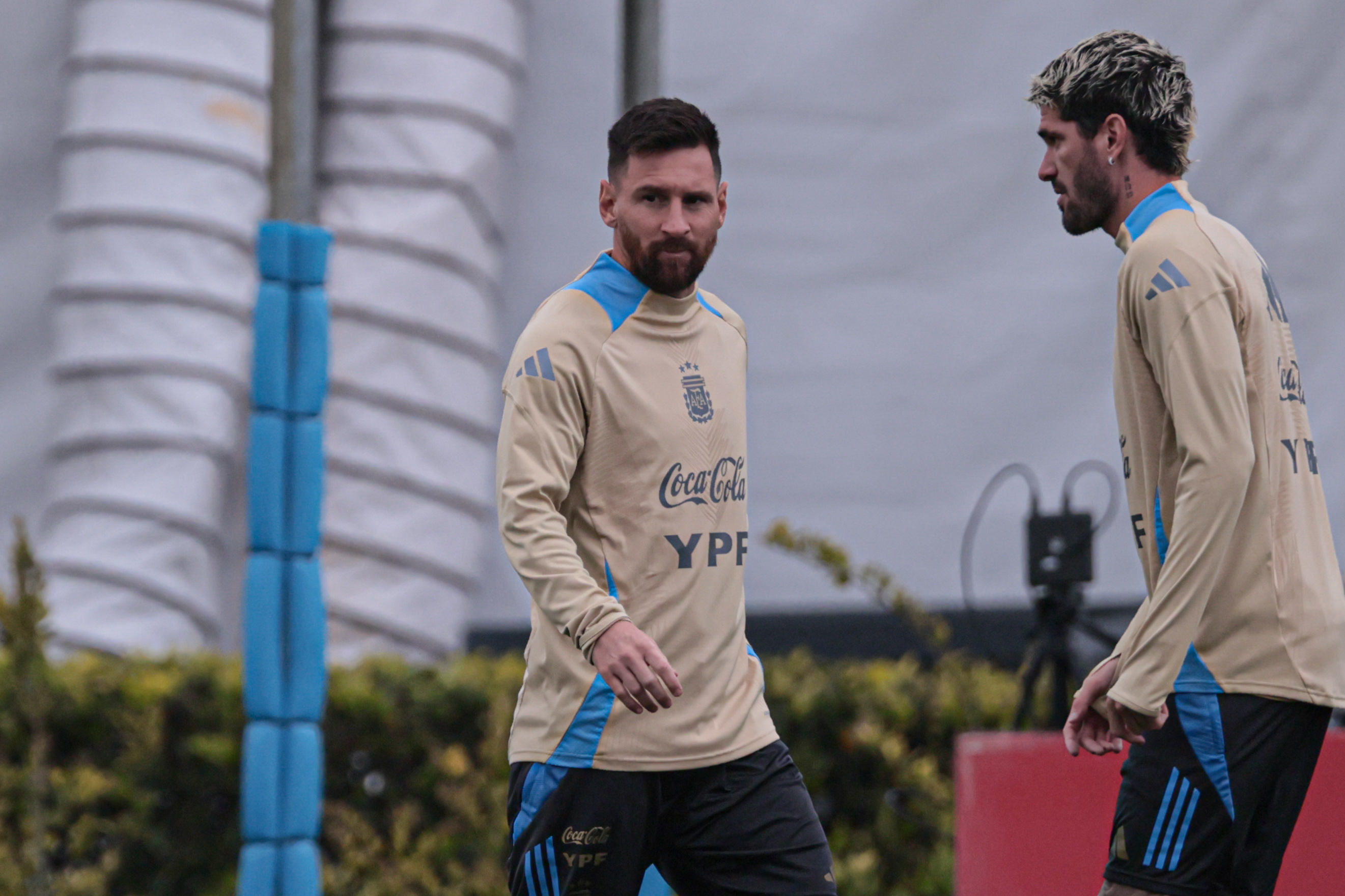 Buenos Aires, Argentina - October 14, 2024: Lionel Messi trained normally with the Argentine nati...