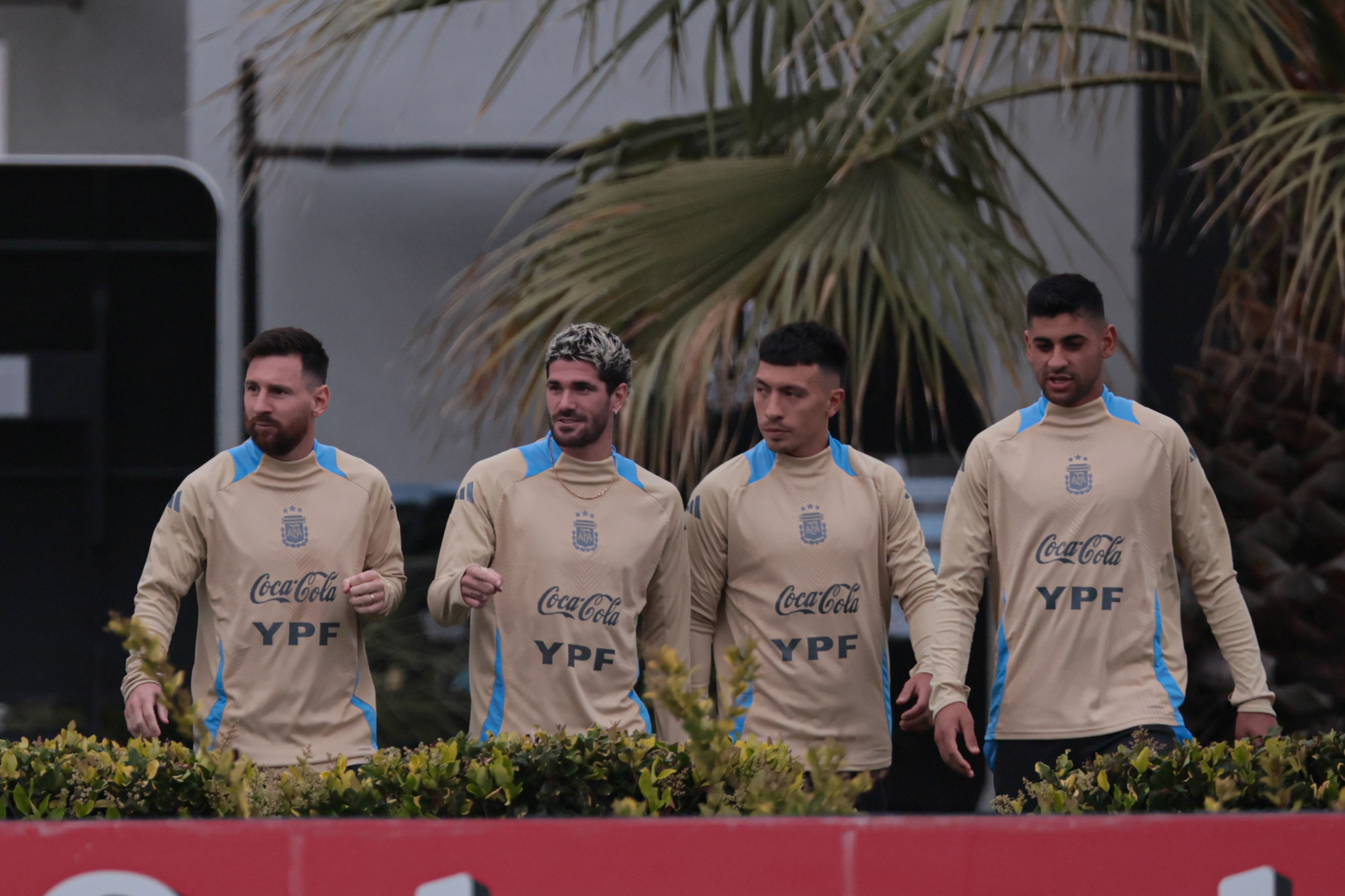 Lionel Messi Training Buenos Aires, Argentina - October 14, 2024: Lionel Messi trained normally with the Argentine nati...