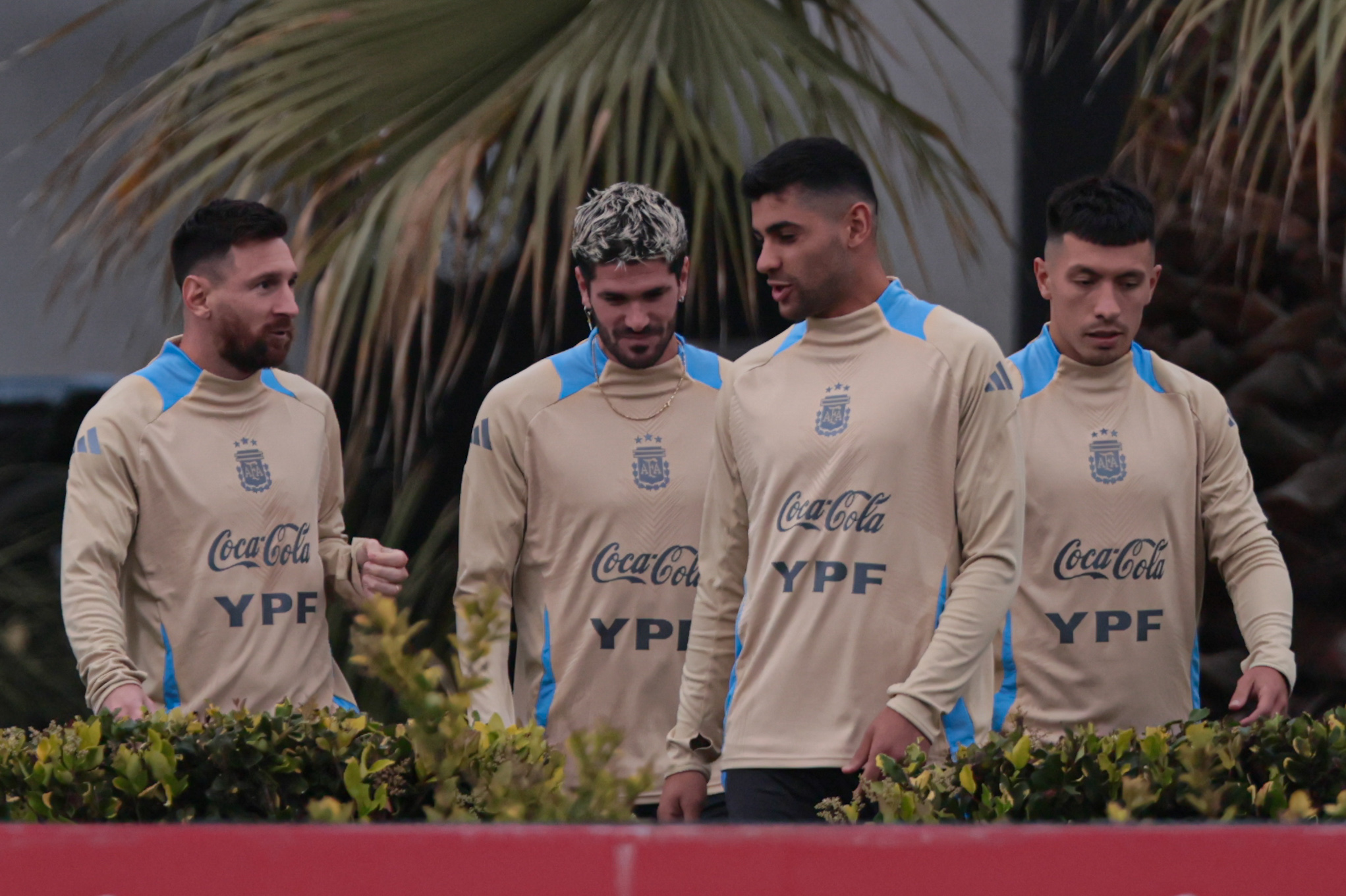 Lionel Messi Training Buenos Aires, Argentina - October 14, 2024: Lionel Messi trained normally with the Argentine nati...