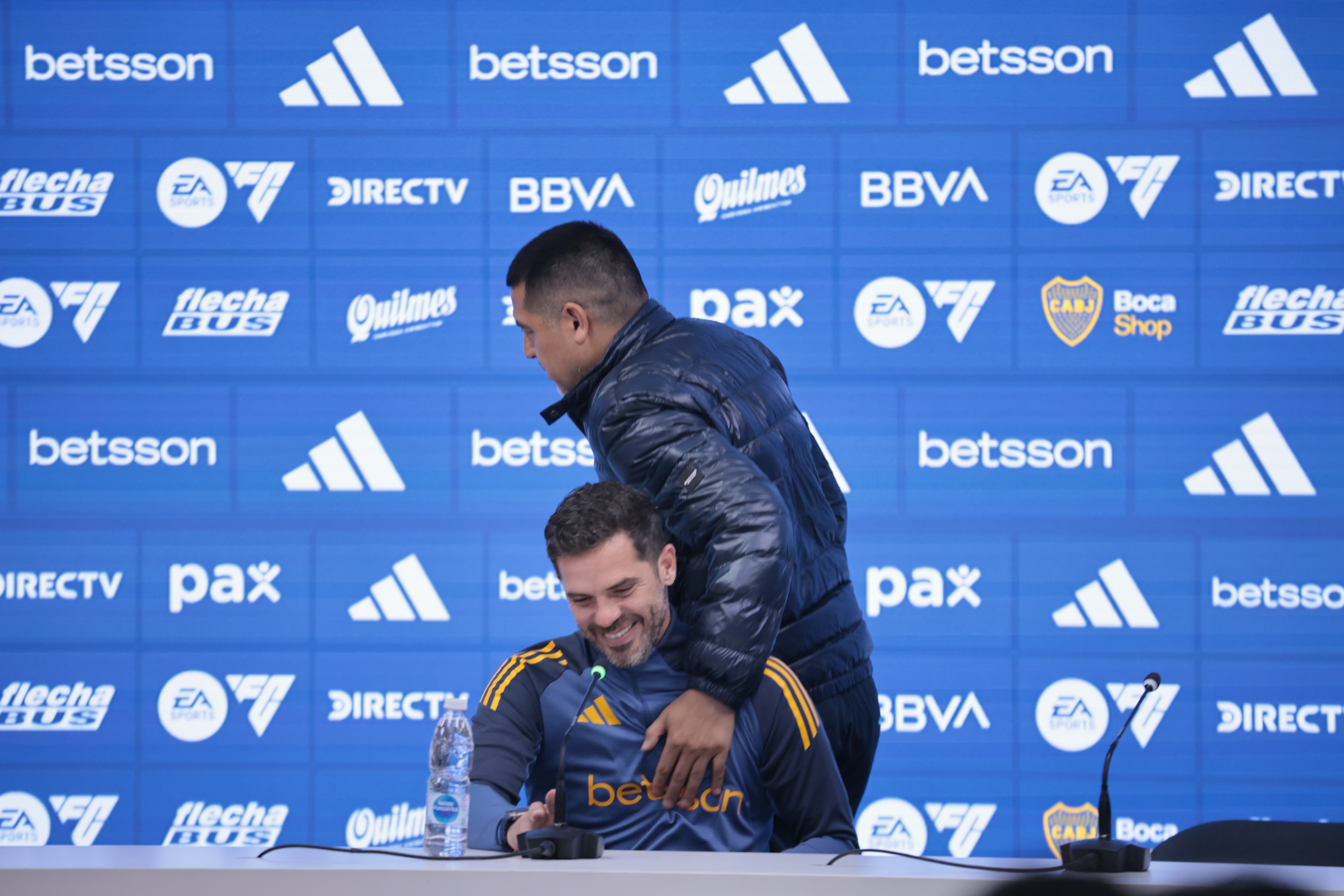 Fernando Gago Press Conference Buenos Aires, Argentina - October 14, 2024: Fernando Gago is introduced as the new head coach of ...