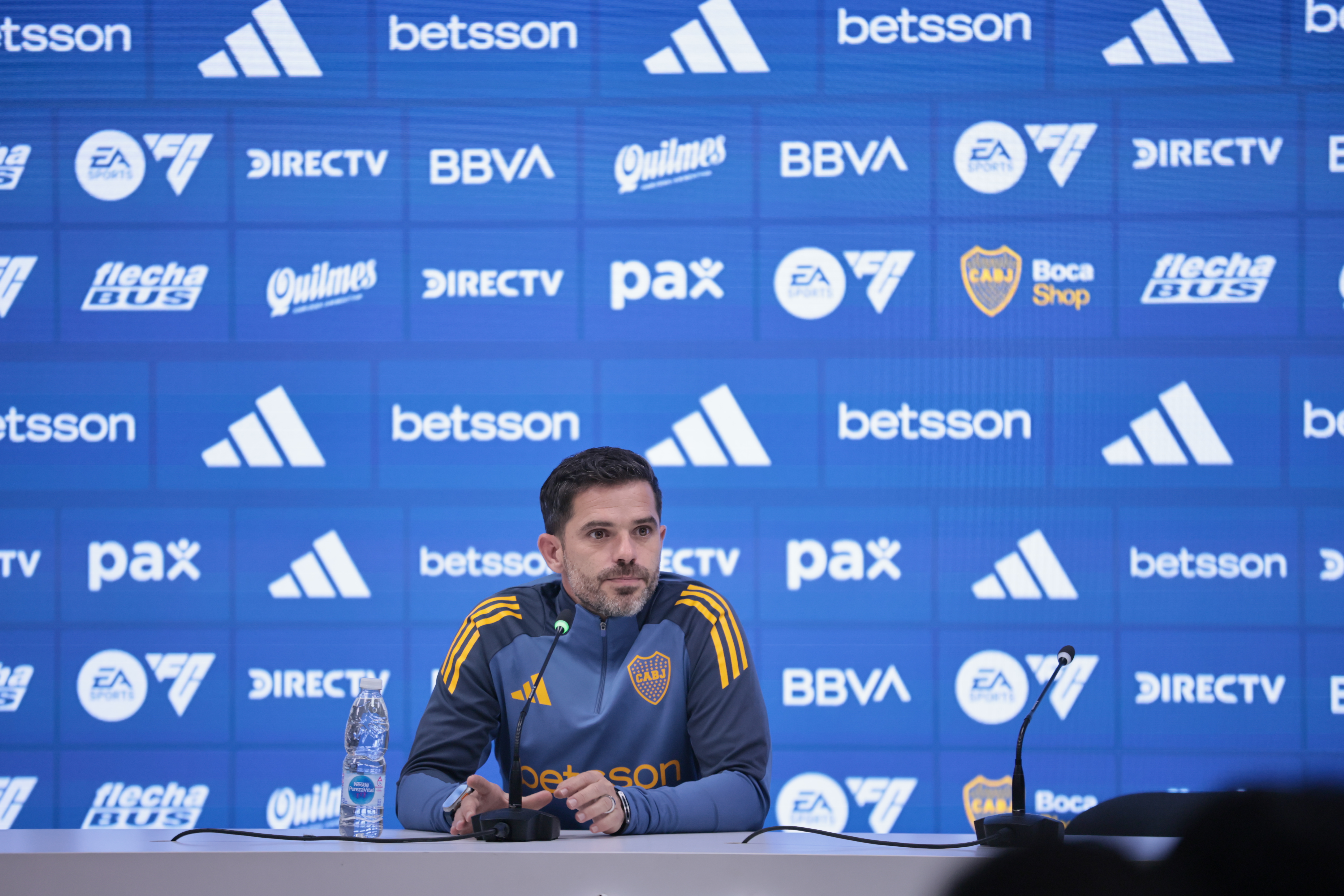 Fernando Gago Press Conference Buenos Aires, Argentina - October 14, 2024: Fernando Gago is introduced as the new head coach of ...