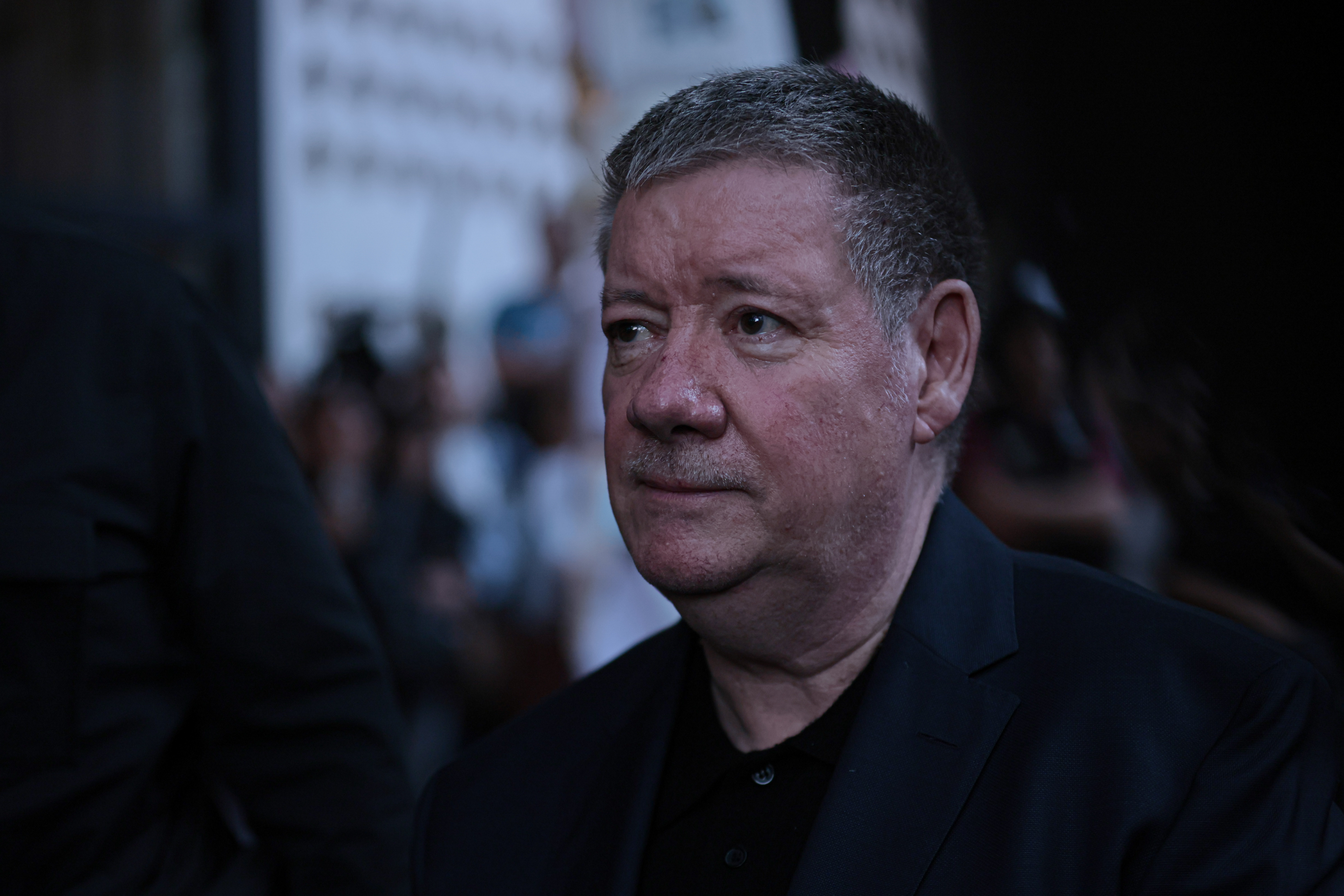 Geoff-Payne-00490 Buenos Aires, Argentina - October 14, 2024: Geoff Payne, father of the late British musician Liam...