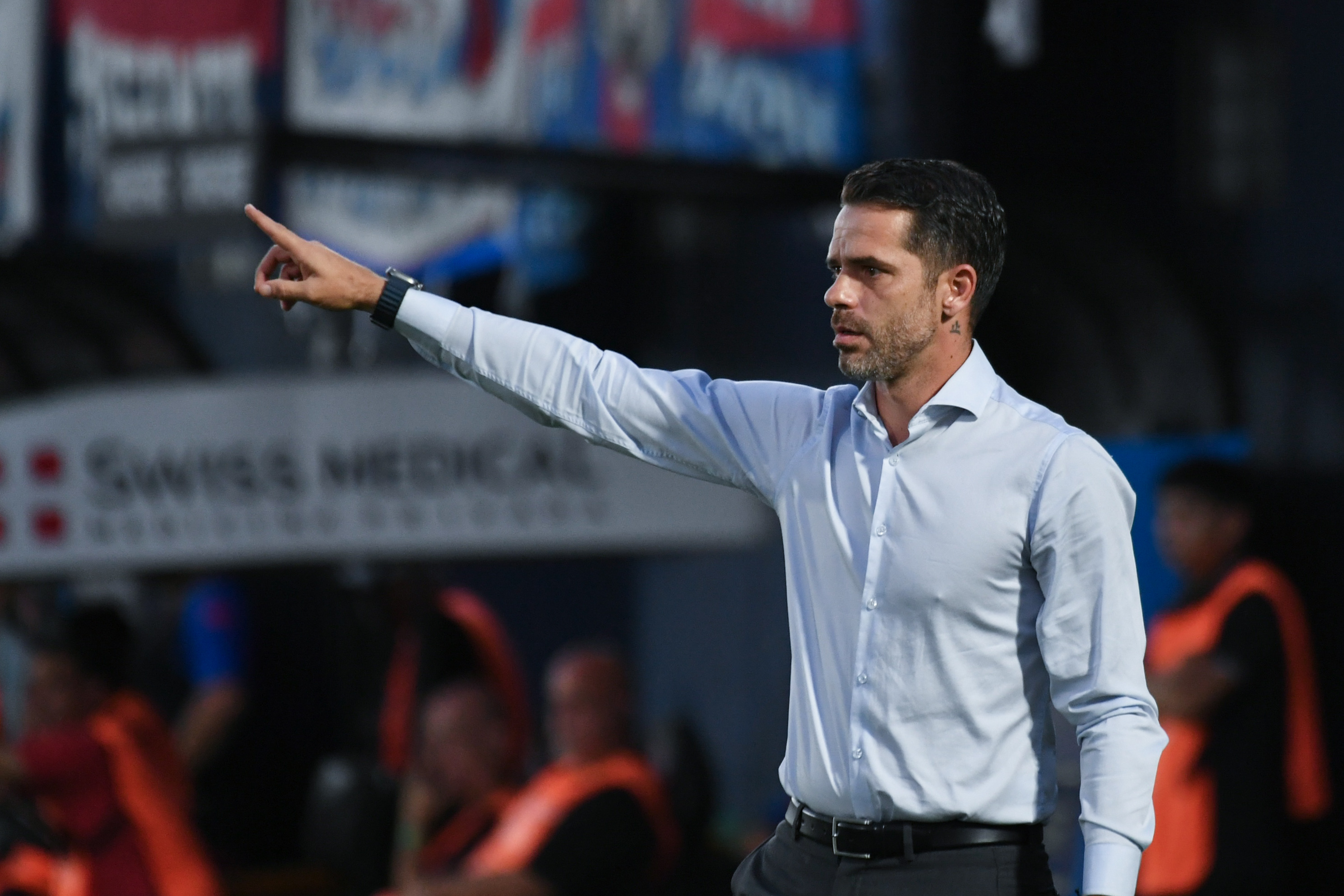 Gago Debut Buenos Aires, Argentina - October 19, 2024: Fernando Gago's debut as Boca Juniors' head coach end...