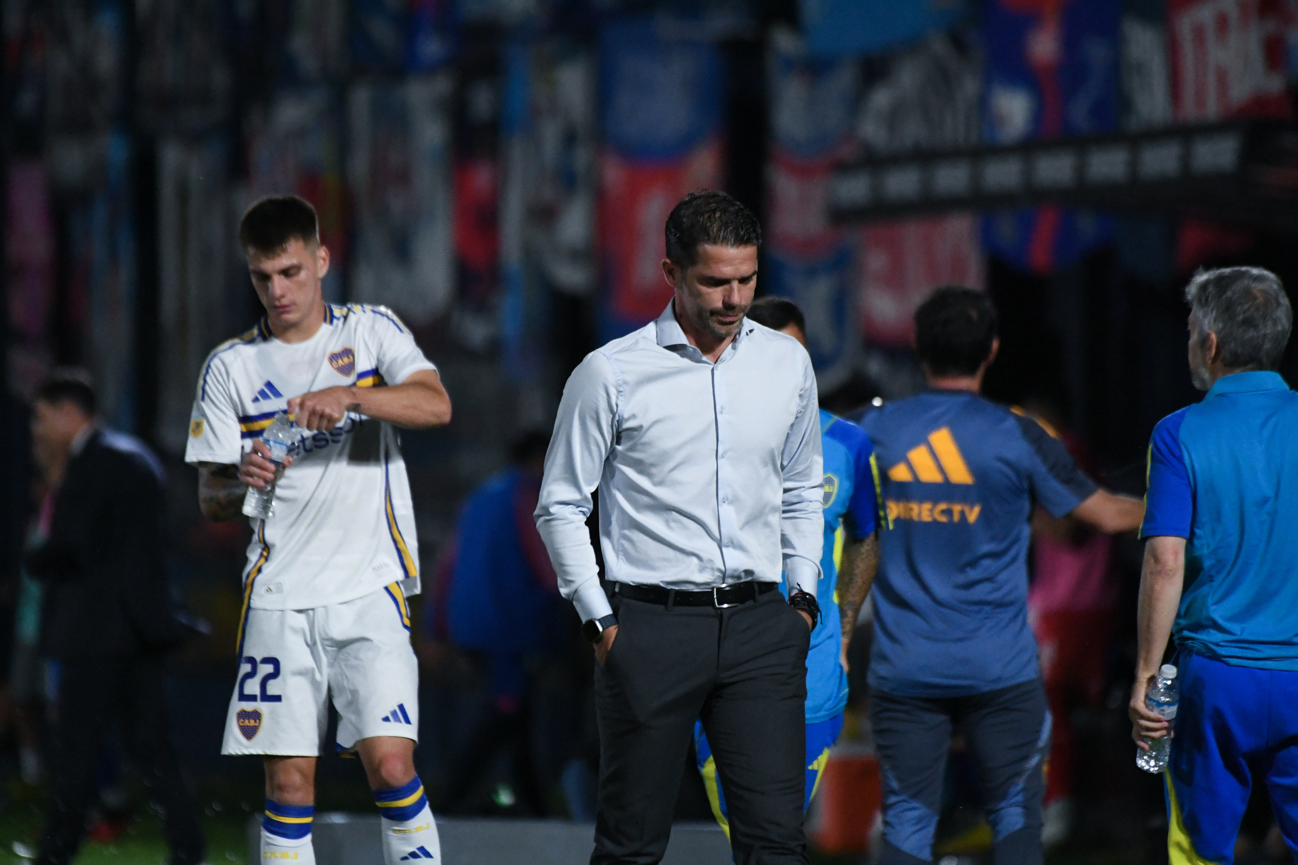 Buenos Aires, Argentina - October 19, 2024: Fernando Gago's debut as Boca Juniors' head coach end...