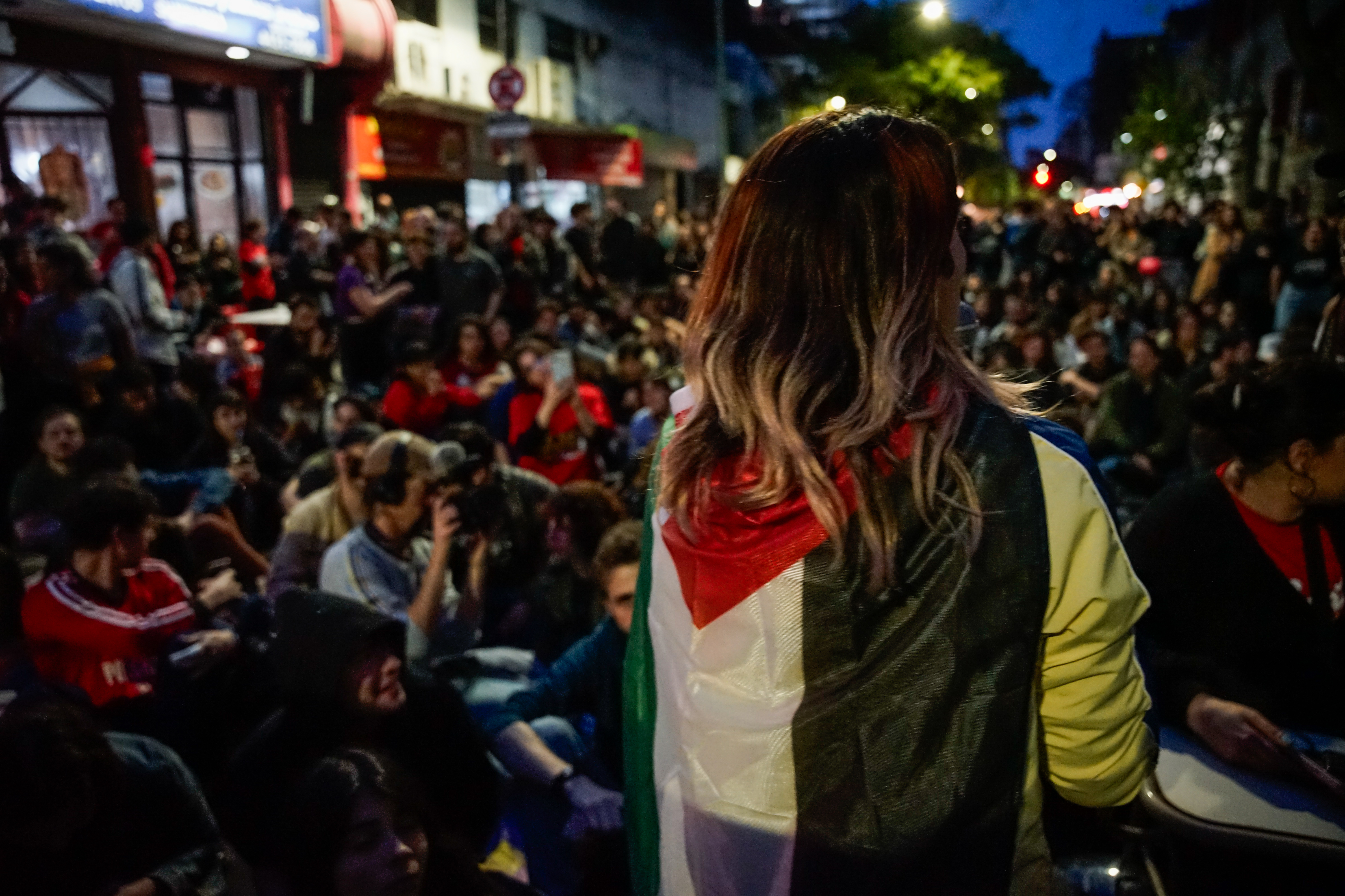 Buenos Aires, Argentina - 7 de octubre 2024: El conflicto con la educación superior continúa es...