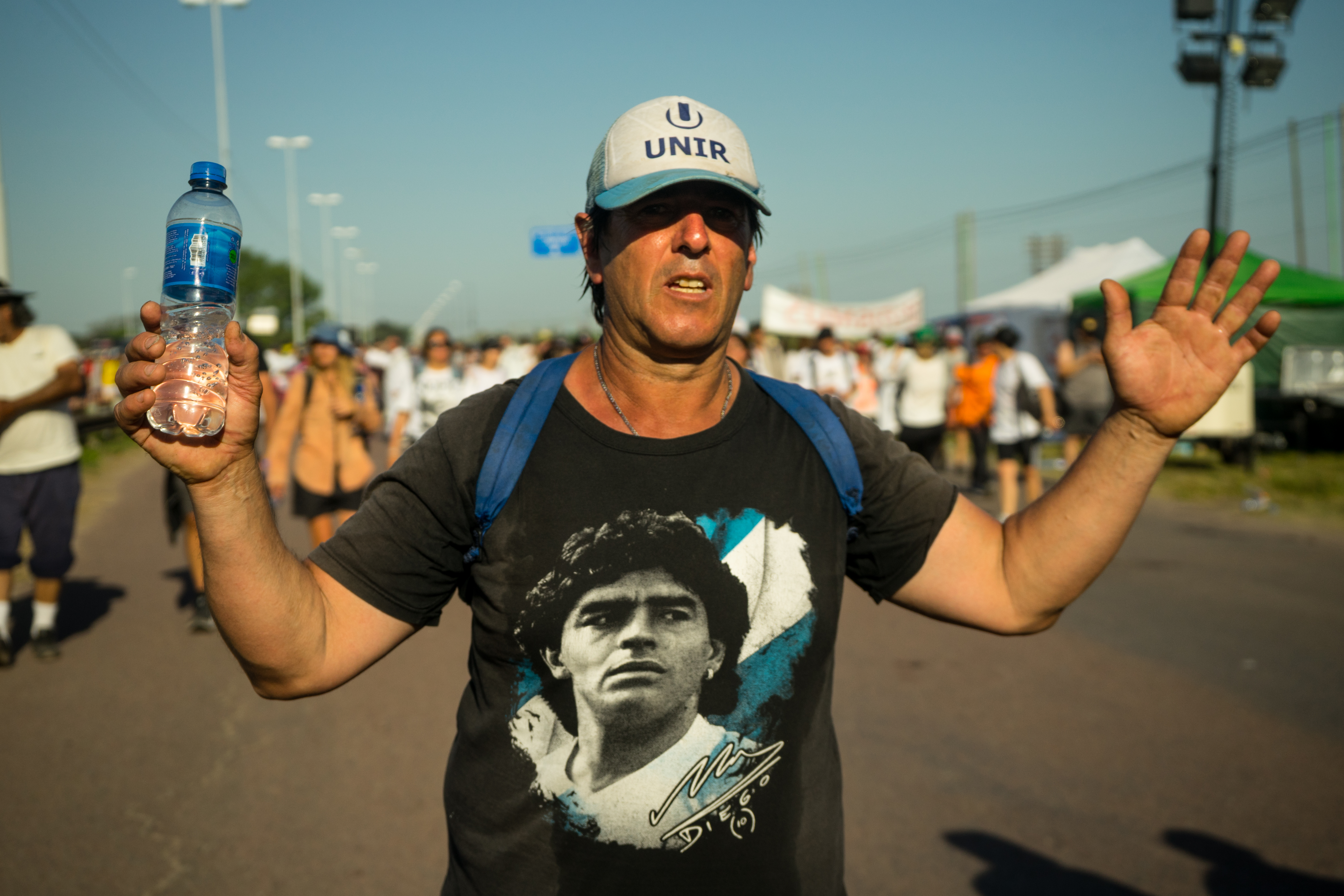 Peregrinación a Luján Luján, Argentina - 6 de octubre 2024: Como cada año, miles de fieles participaron en la peregri...