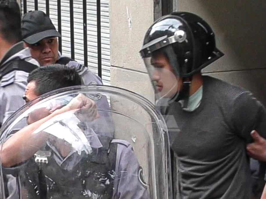 1000816473 Buenos Aires, Argentina - October 25, 2024: Facundo "Cachorro" Torres, oficial de la Policía de ...