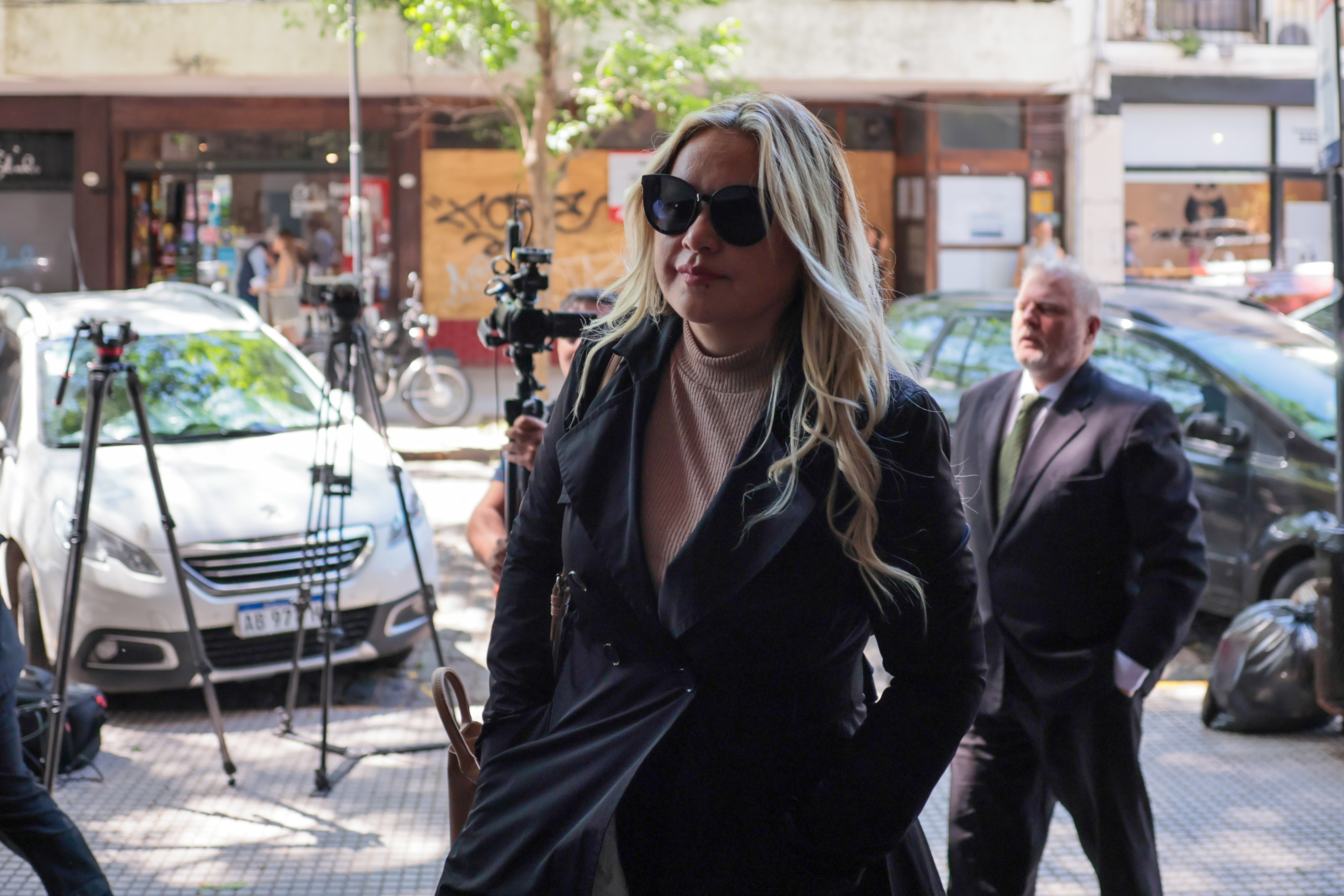 1000821609 Buenos Aires, Argentina - October 28: Verónica Ojeda, former partner of Diego Maradona, arrives ...