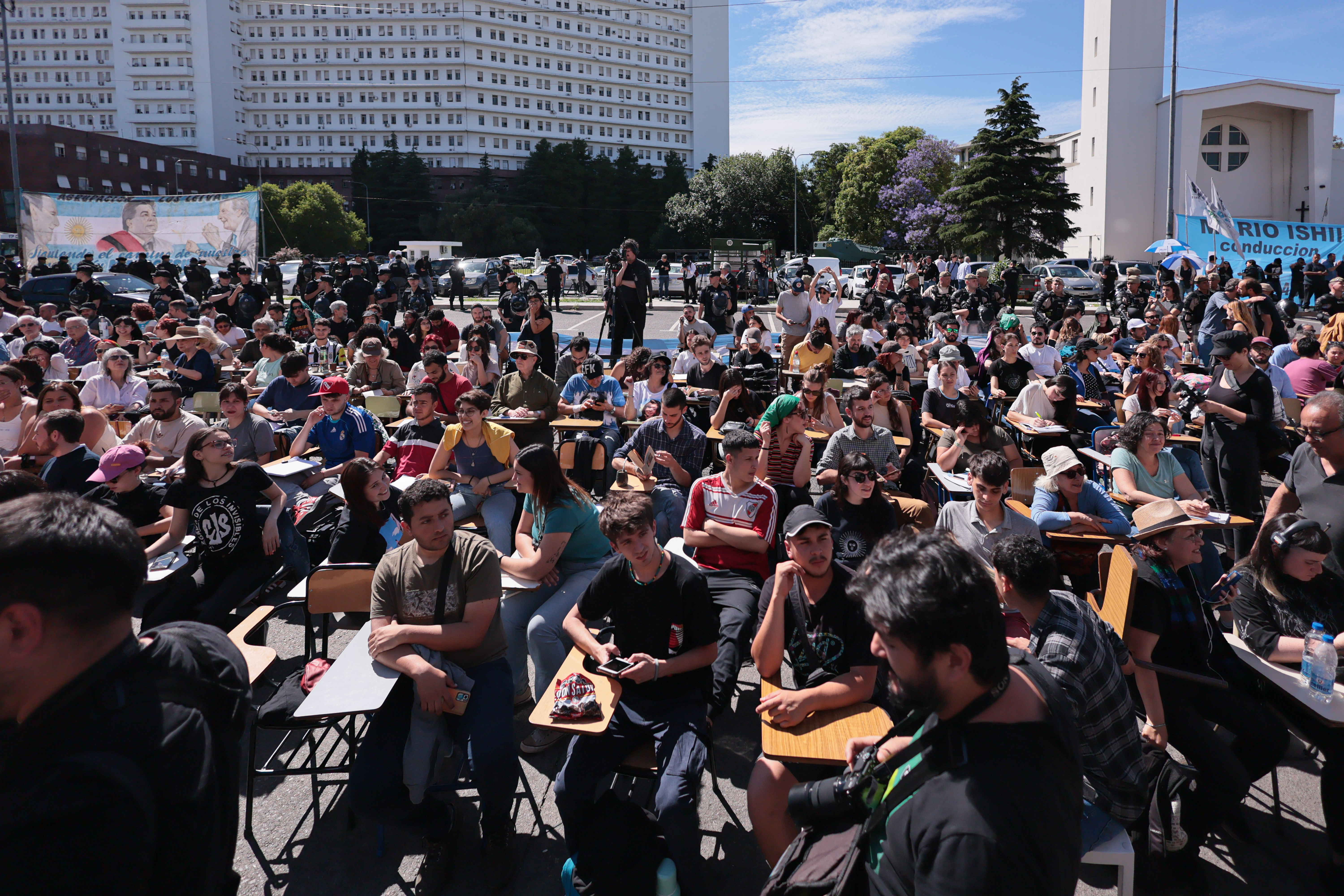 IMG_6943 Buenos Aires, Argentina - November 13, 2024: Juan Grabois, leader and activist, hosted an open cl...