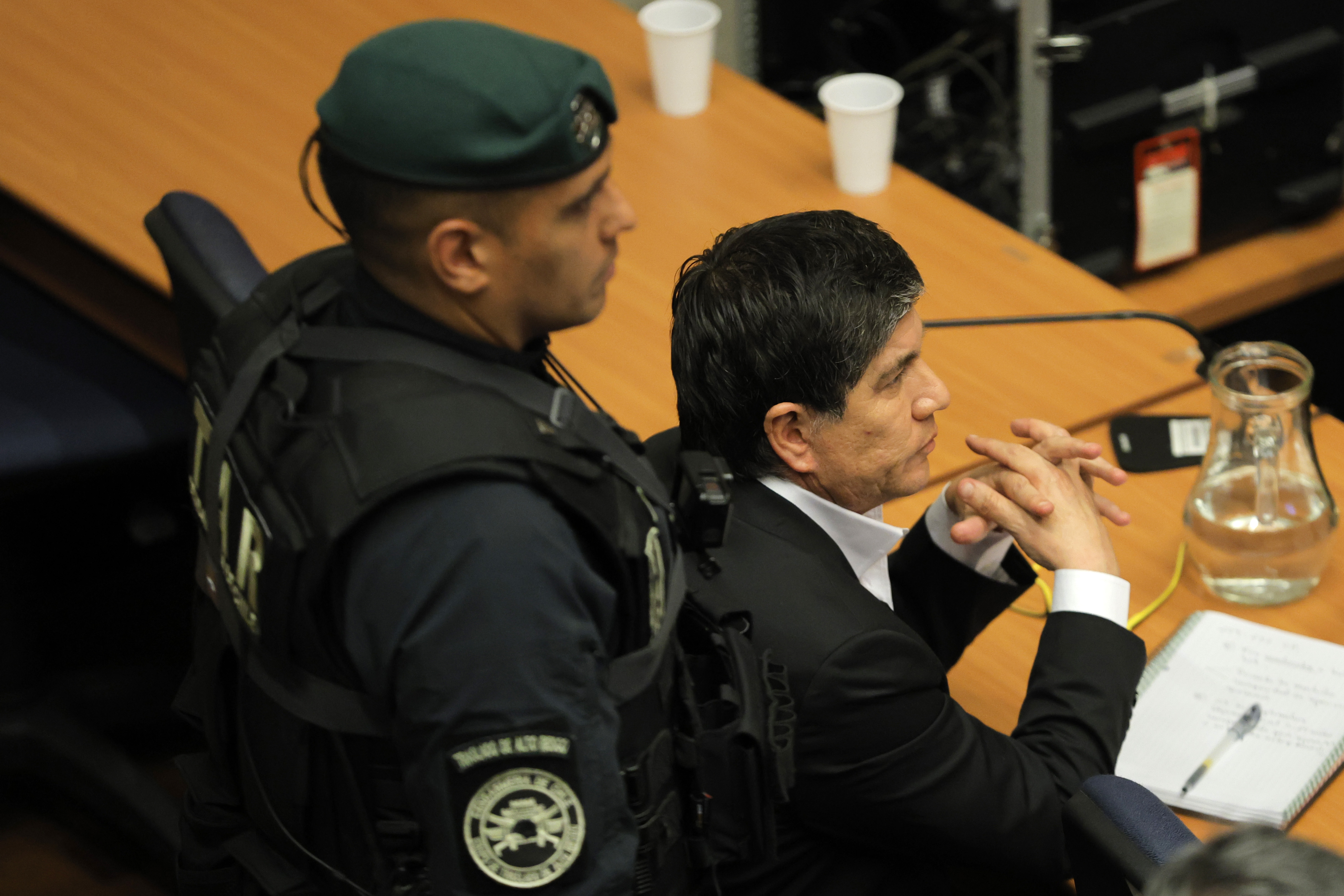 Monsalve Detained in Viña del Mar on Charges of Sexual Assault and Rape Following Accusations by Former Subordinate Viña del Mar, Chile - November 14, 2024: Manuel Monsalve, former Undersecretary of Interior, was...