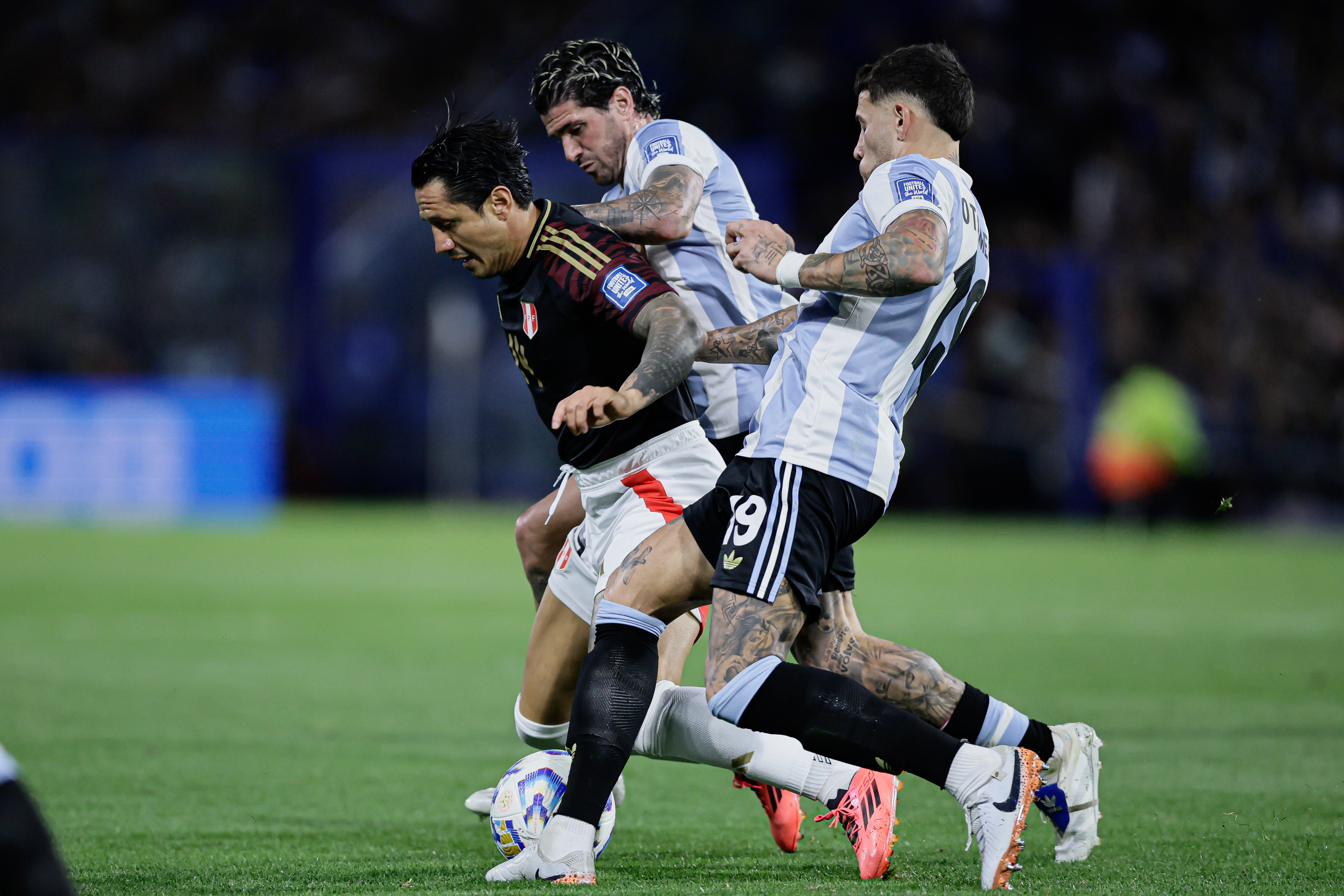 Lautaro Martinez’s Goal Secures Argentina's Victory and Maintains Top Spot Buenos Aires, Argentina - November 19, 2024: Argentina triumphed over Peru with a decisive goal b...