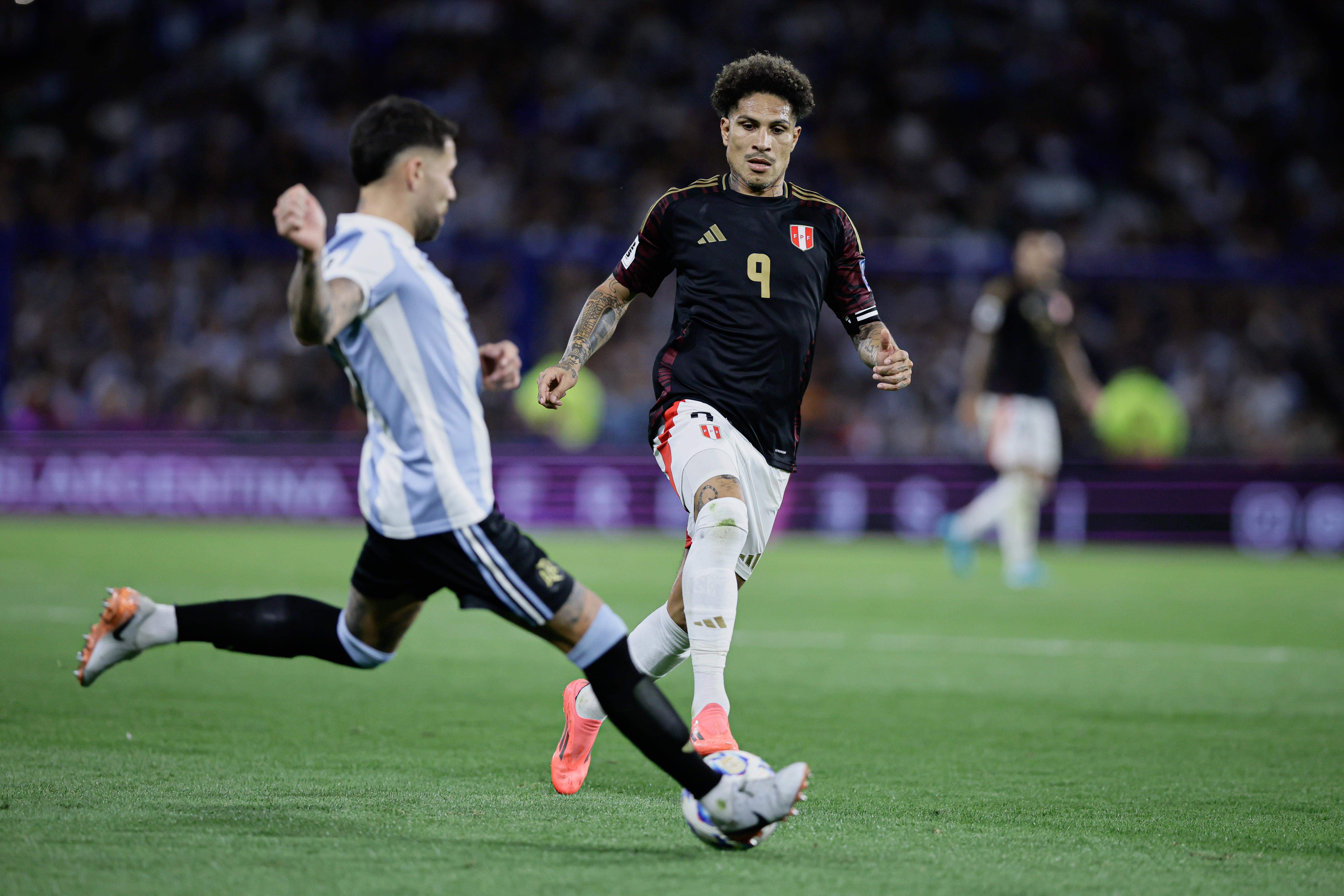 Lautaro Martinez’s Goal Secures Argentina's Victory and Maintains Top Spot Buenos Aires, Argentina - November 19, 2024: Argentina triumphed over Peru with a decisive goal b...