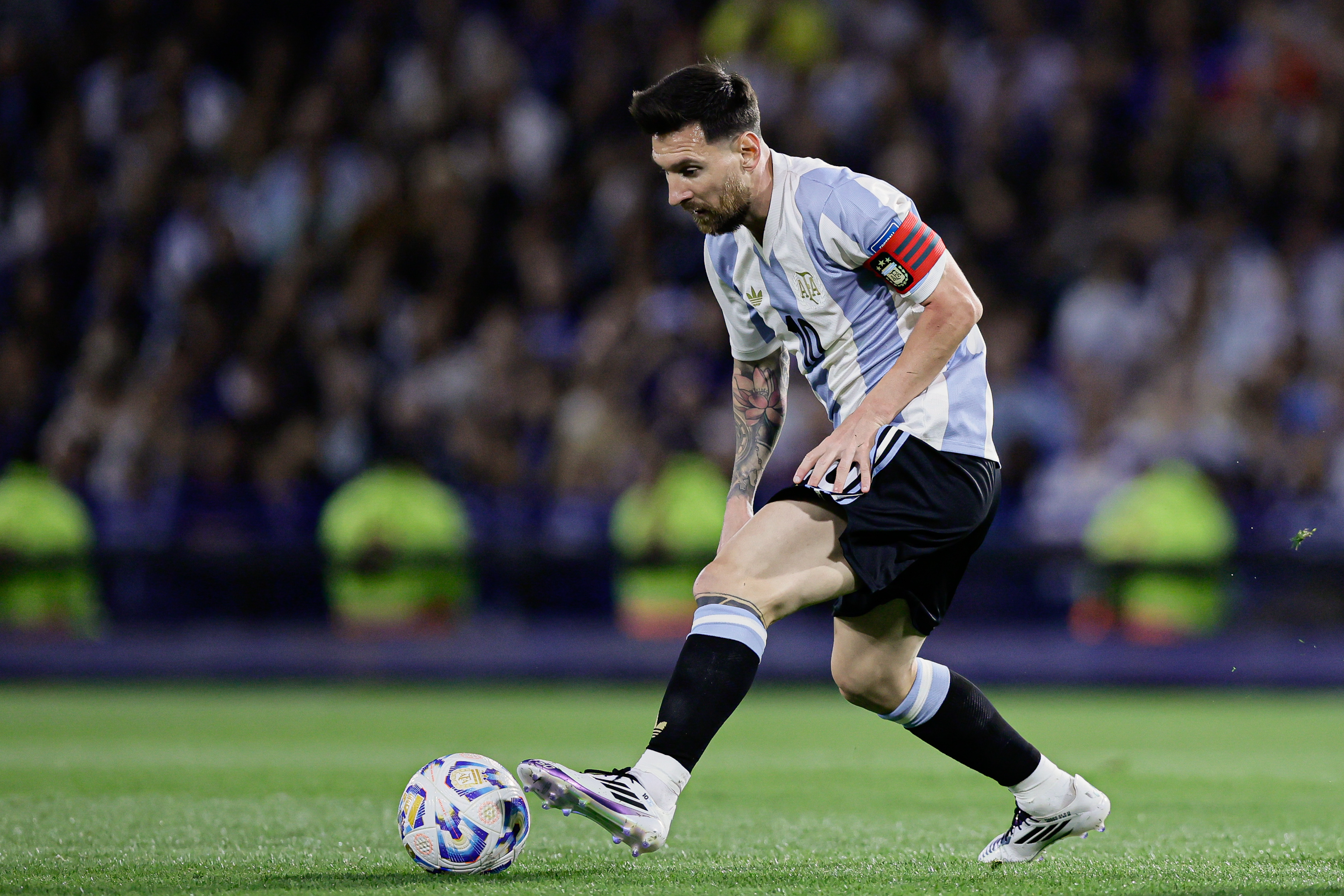 Lautaro Martinez’s Goal Secures Argentina's Victory and Maintains Top Spot Buenos Aires, Argentina - November 19, 2024: Argentina triumphed over Peru with a decisive goal b...