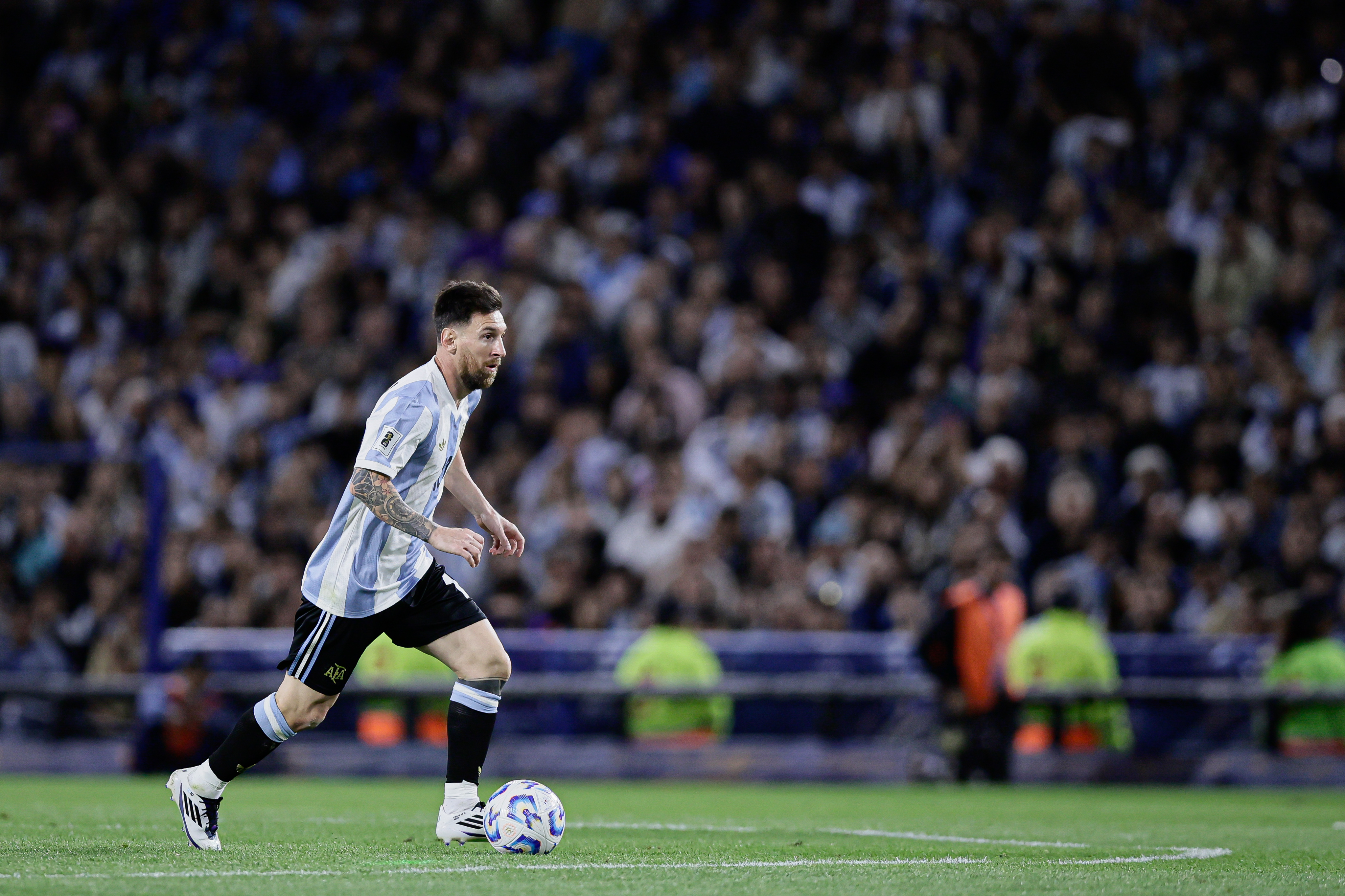 Lautaro Martinez’s Goal Secures Argentina's Victory and Maintains Top Spot Buenos Aires, Argentina - November 19, 2024: Argentina triumphed over Peru with a decisive goal b...