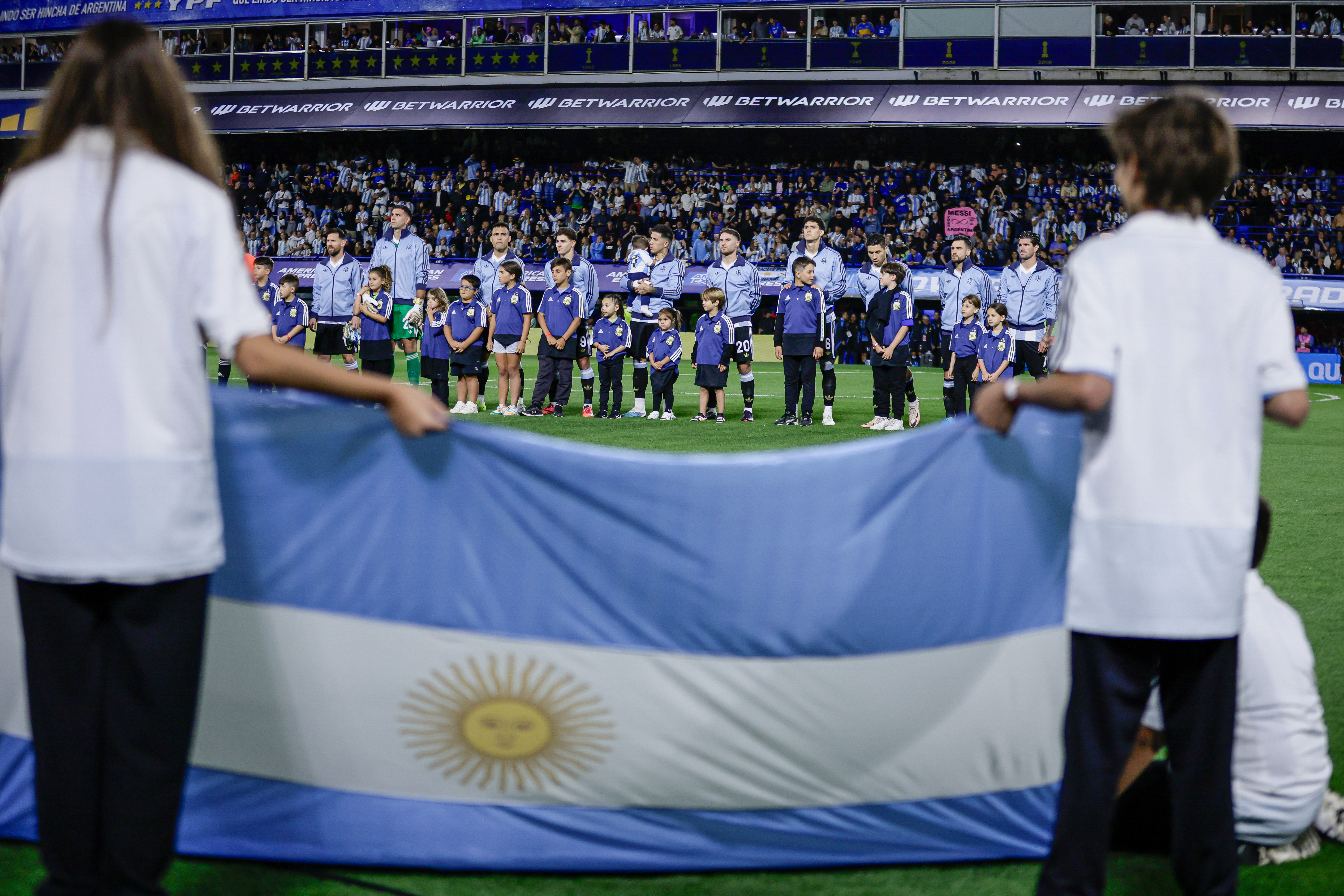 Lautaro Martinez’s Goal Secures Argentina's Victory and Maintains Top Spot Buenos Aires, Argentina - November 19, 2024: Argentina triumphed over Peru with a decisive goal b...