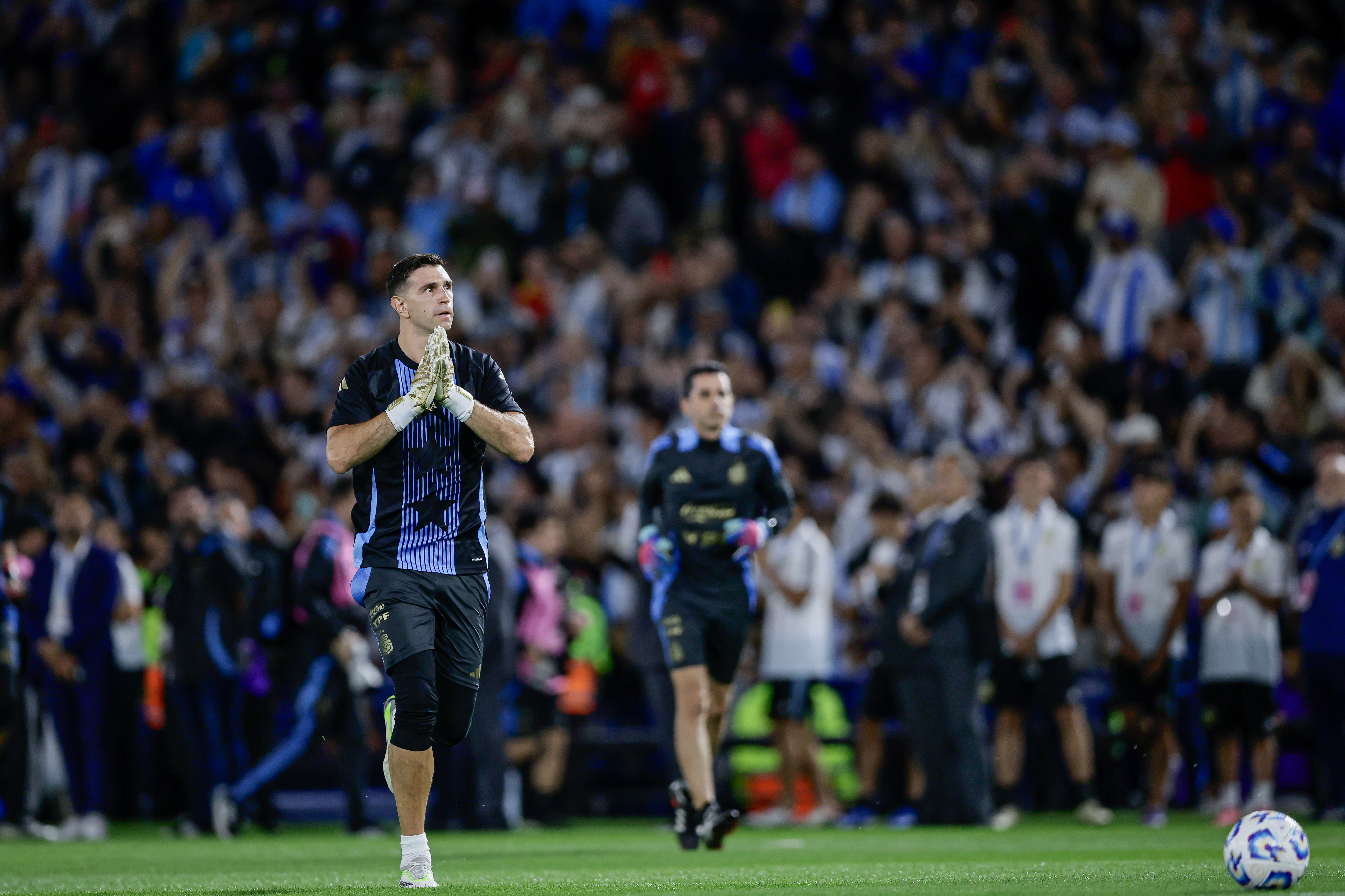 Lautaro Martinez’s Goal Secures Argentina's Victory and Maintains Top Spot Buenos Aires, Argentina - November 19, 2024: Argentina triumphed over Peru with a decisive goal b...