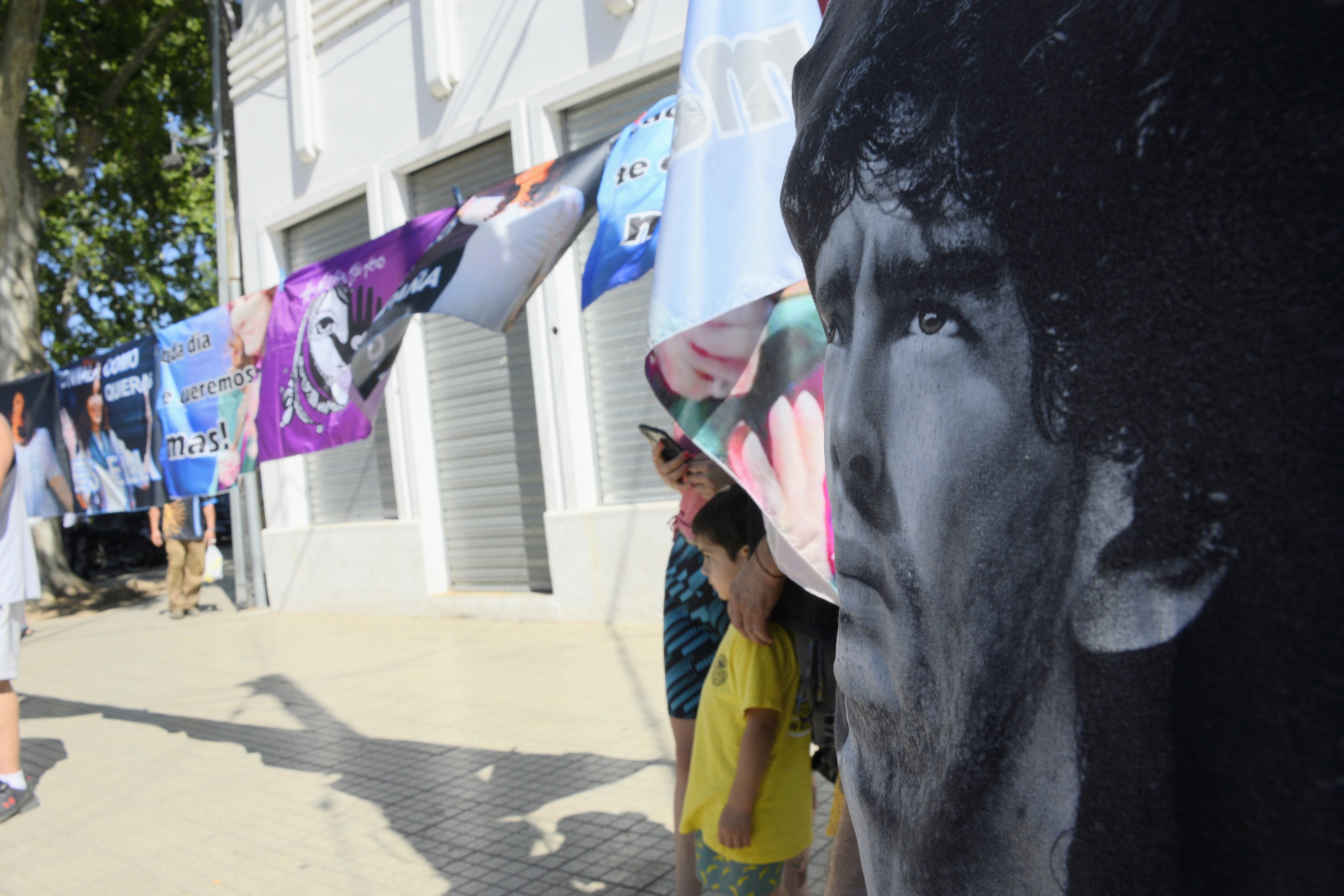 Argentina’s Former President Addresses Supporters in Key Political Gathering Rosario, Argentina - November 23, 2024: Former Argentine President and current political figure C...