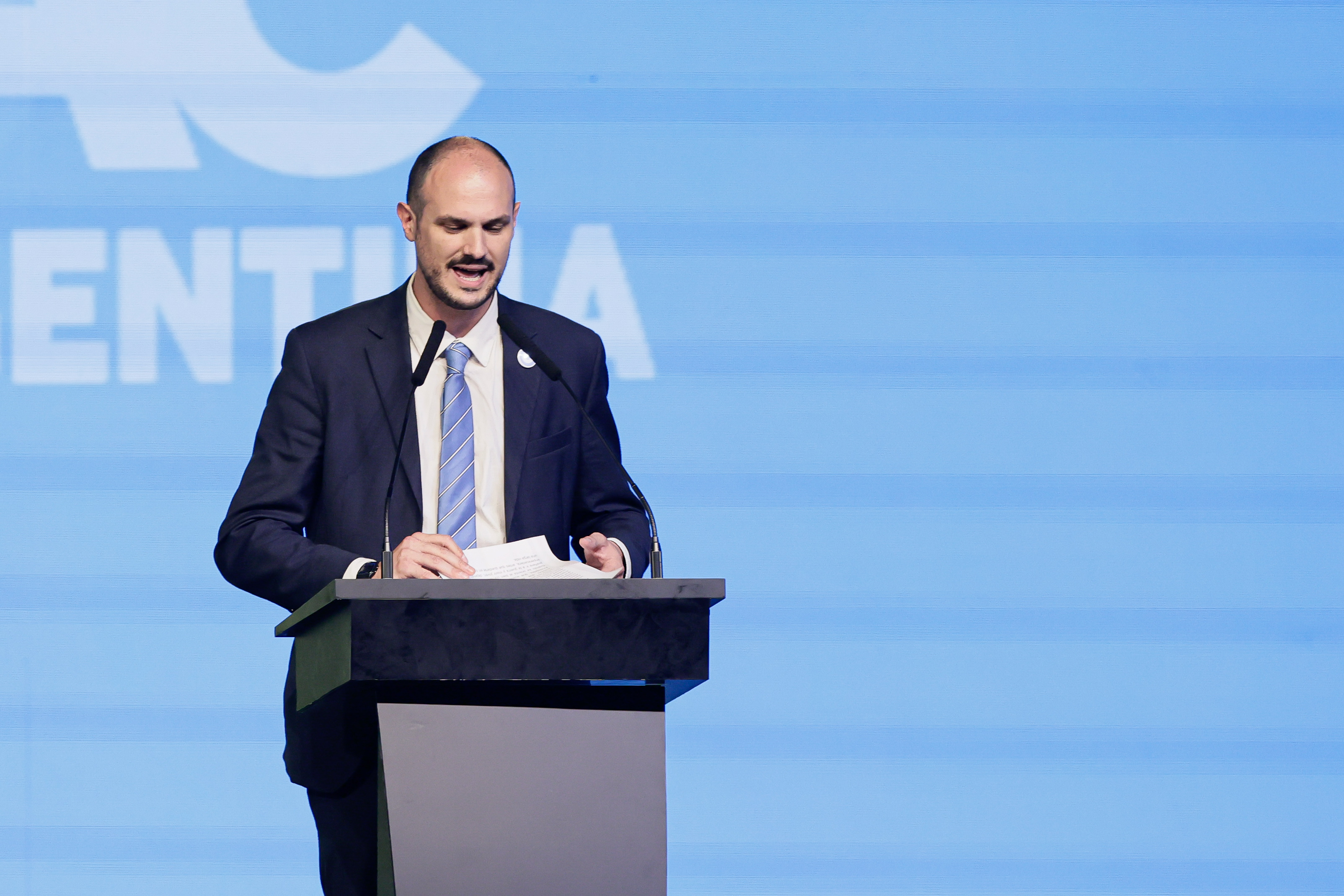 Global Conservative Leaders Gather in Argentina for Landmark Political Conference Buenos Aires, Argentina - December 4, 2024: The Conservative Political Action Conference (CPAC) m...