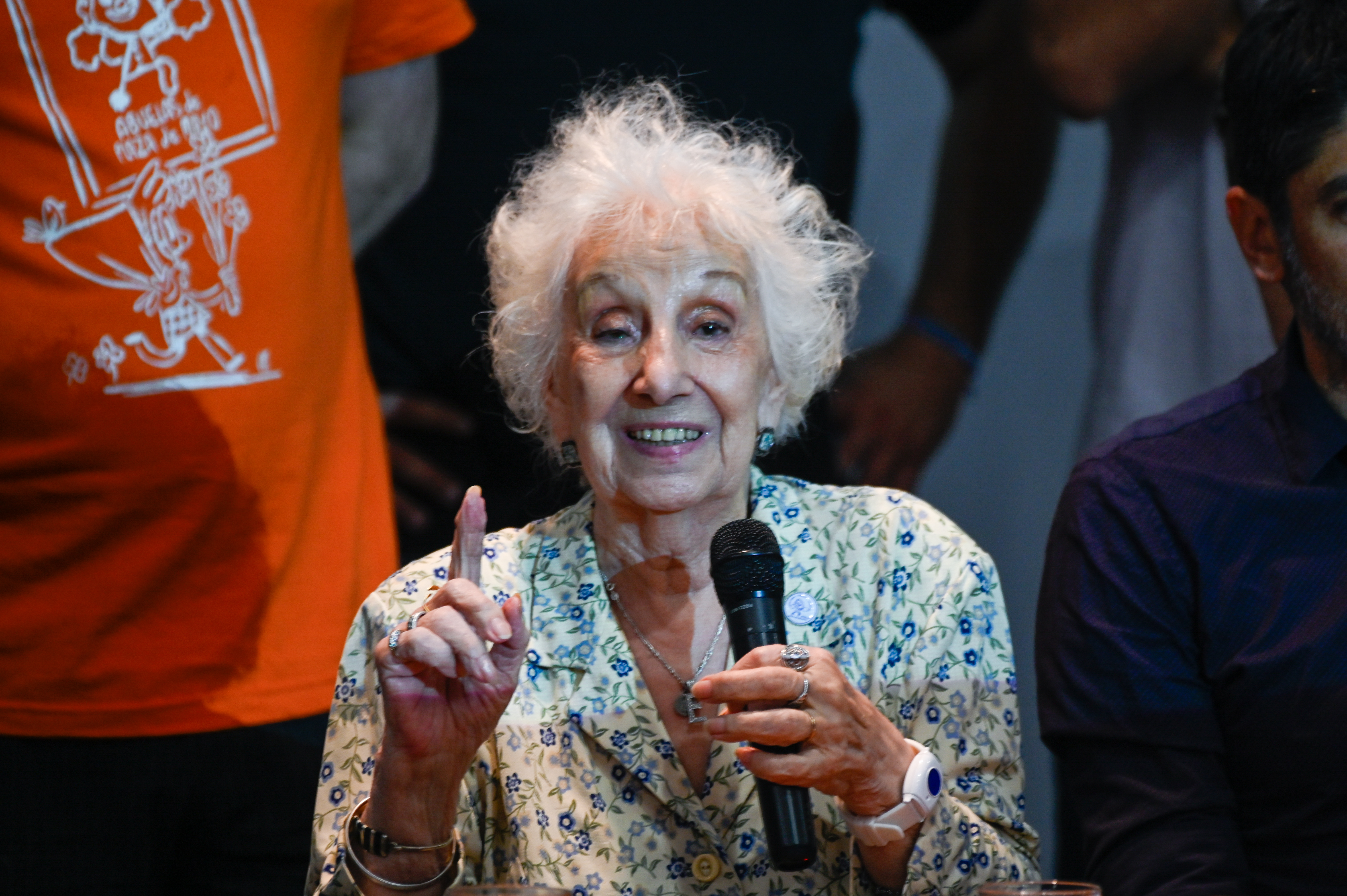 Historic Victory for Human Rights in Argentina BUENOS AIRES (ARGENTINA), 27/12/2024 - Estela de Carlotto speaks in front of Members of the Grand...