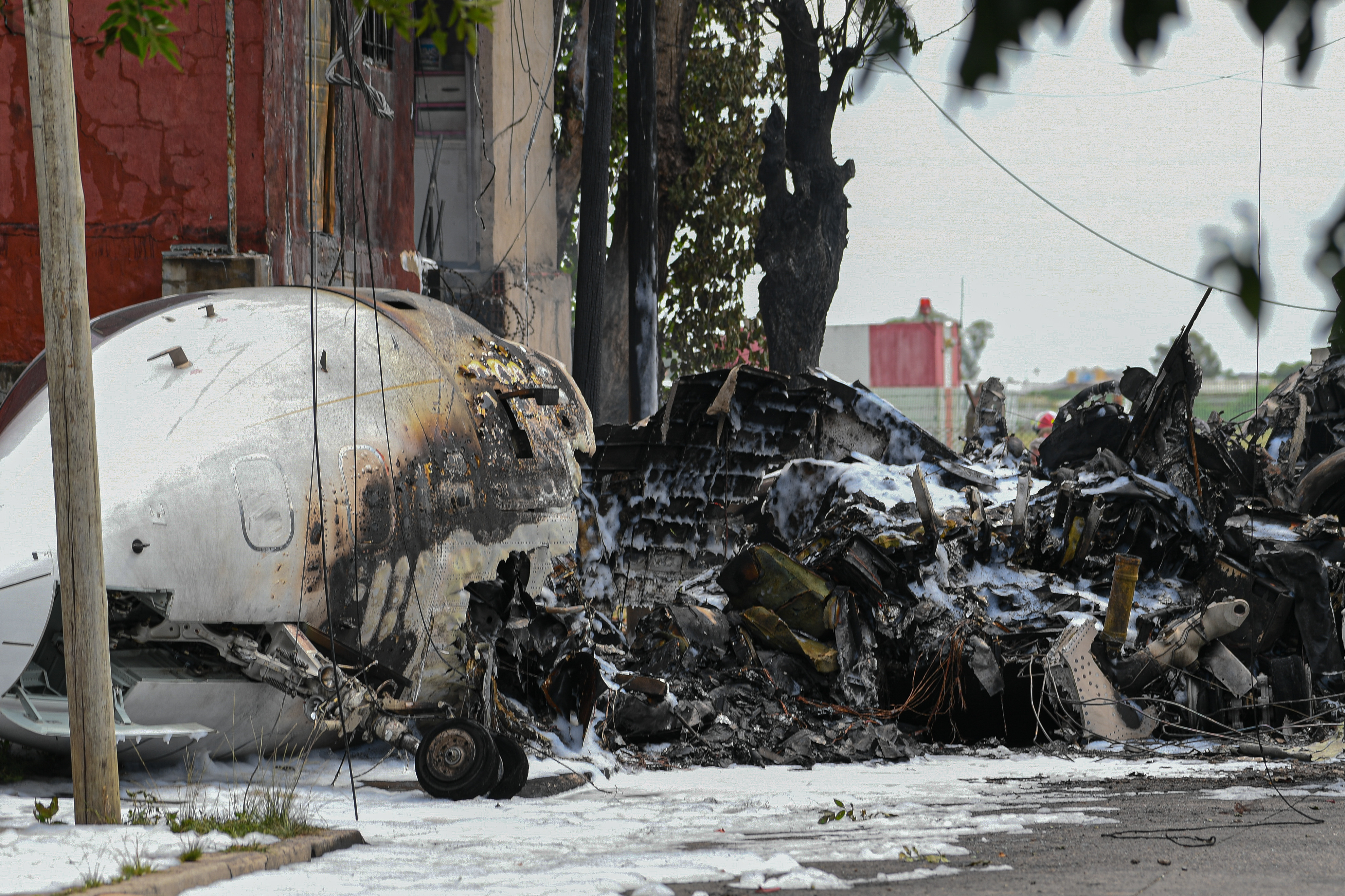 Two Pilots Perish as Private Jet Crashes Near Buenos Aires Buenos Aires, Argentina - December 18, 2024: A Challenger 300 private jet, owned by the family of...