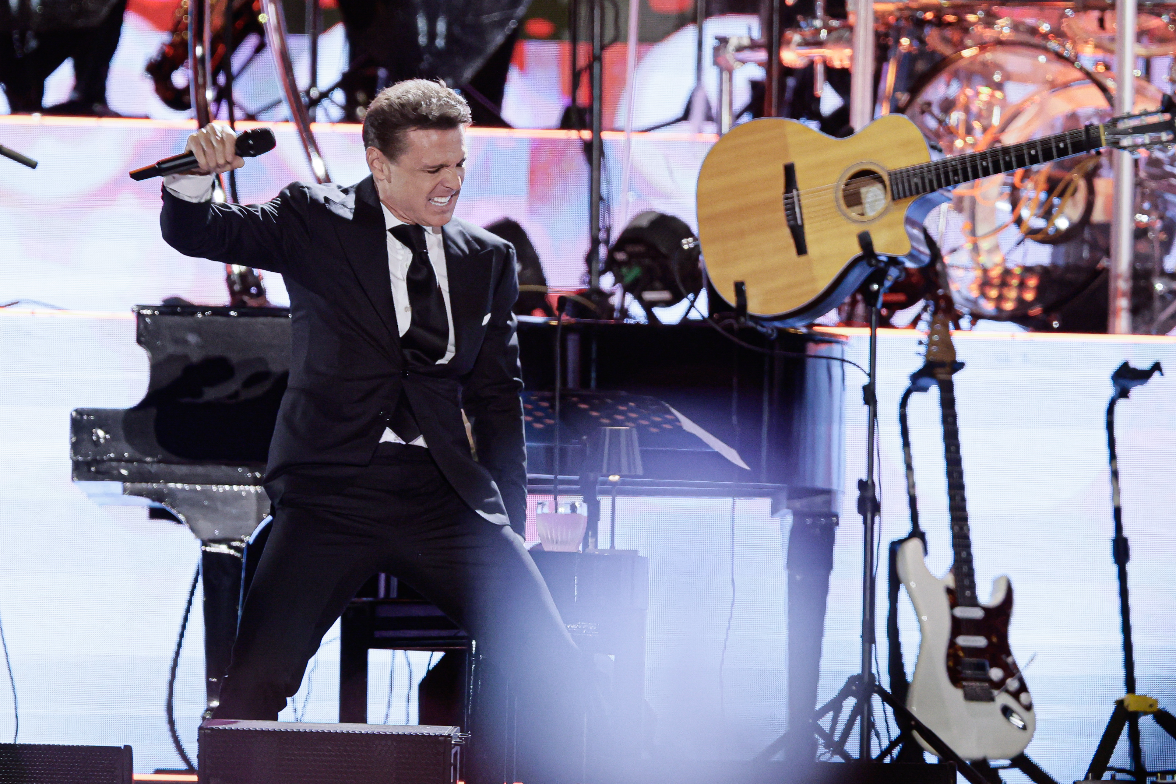 Buenos Aires, Argentina - December 17, 2024: Mexican music icon Luis Miguel captivated thousands ...