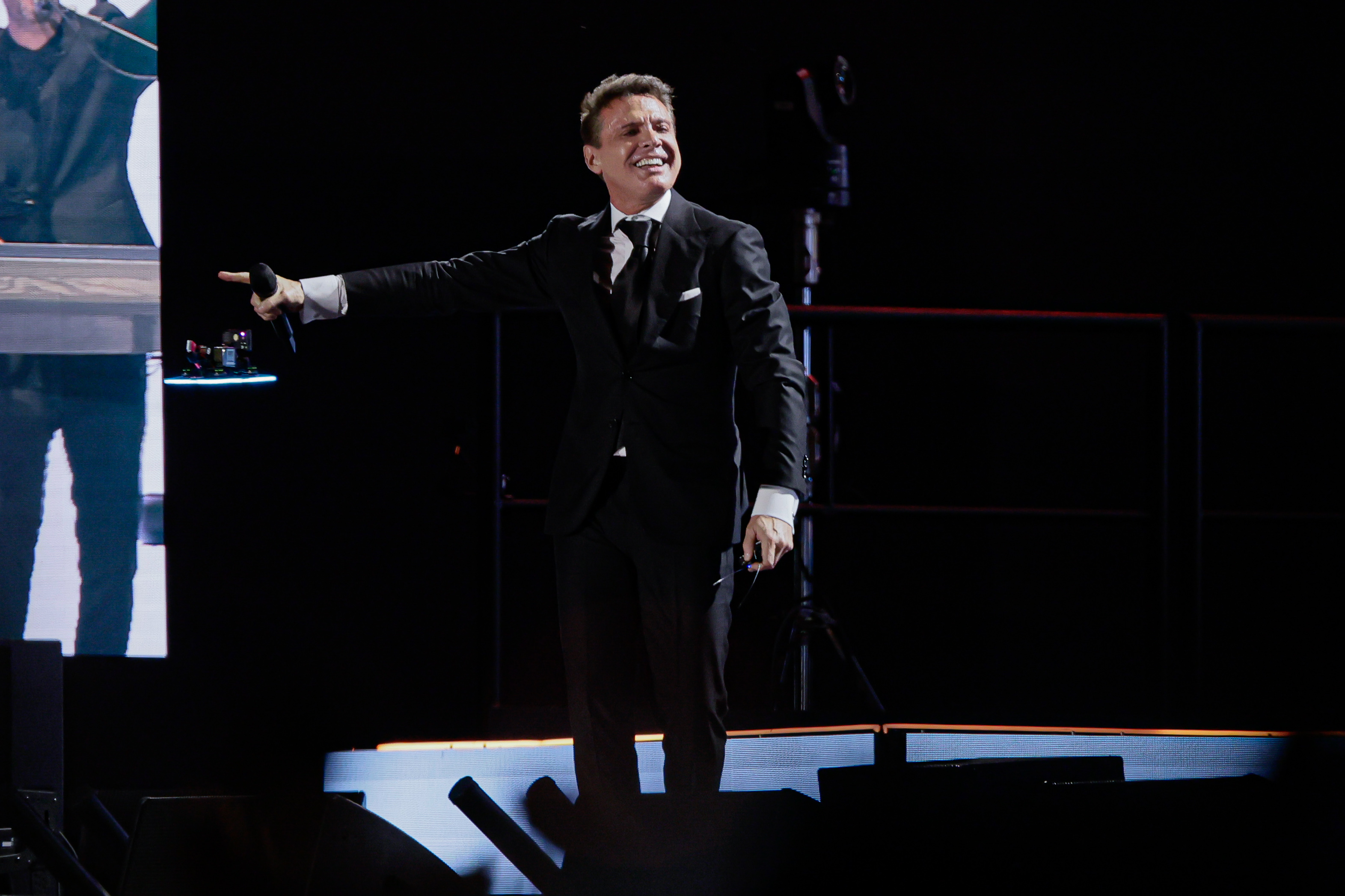 Buenos Aires, Argentina - December 17, 2024: Mexican music icon Luis Miguel captivated thousands ...