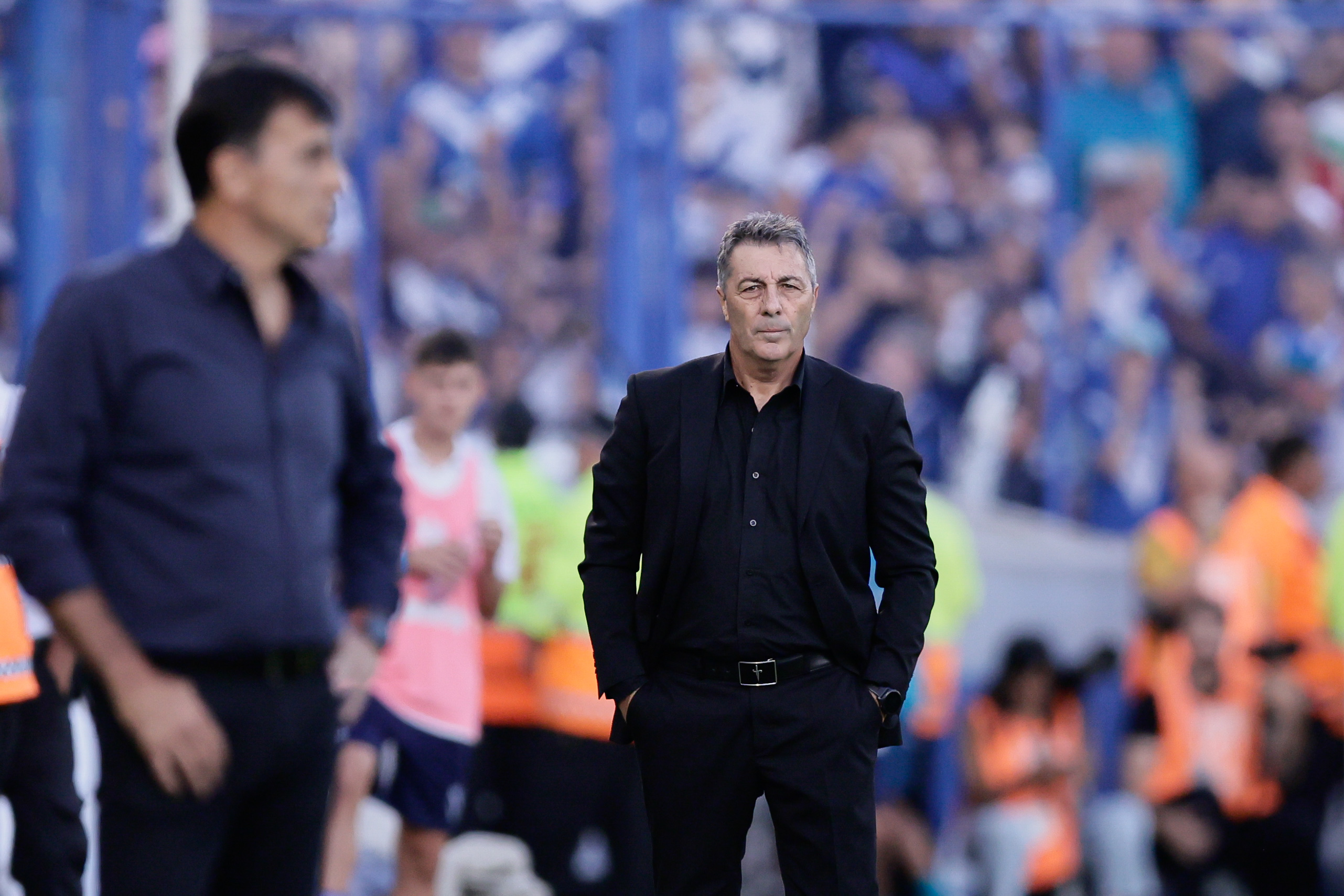 Buenos Aires, Argentina - December 15, 2024: Vélez Sarsfield triumphed over Huracán to win the ...