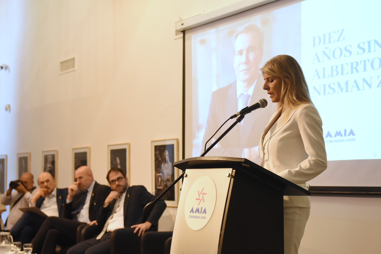 Memorial Held in Honor of Prosecutor Alberto Nisman at AMIA Buenos Aires, Argentina - January 20, 2025: The Argentine Israelite Mutual Association (AMIA) hel...
