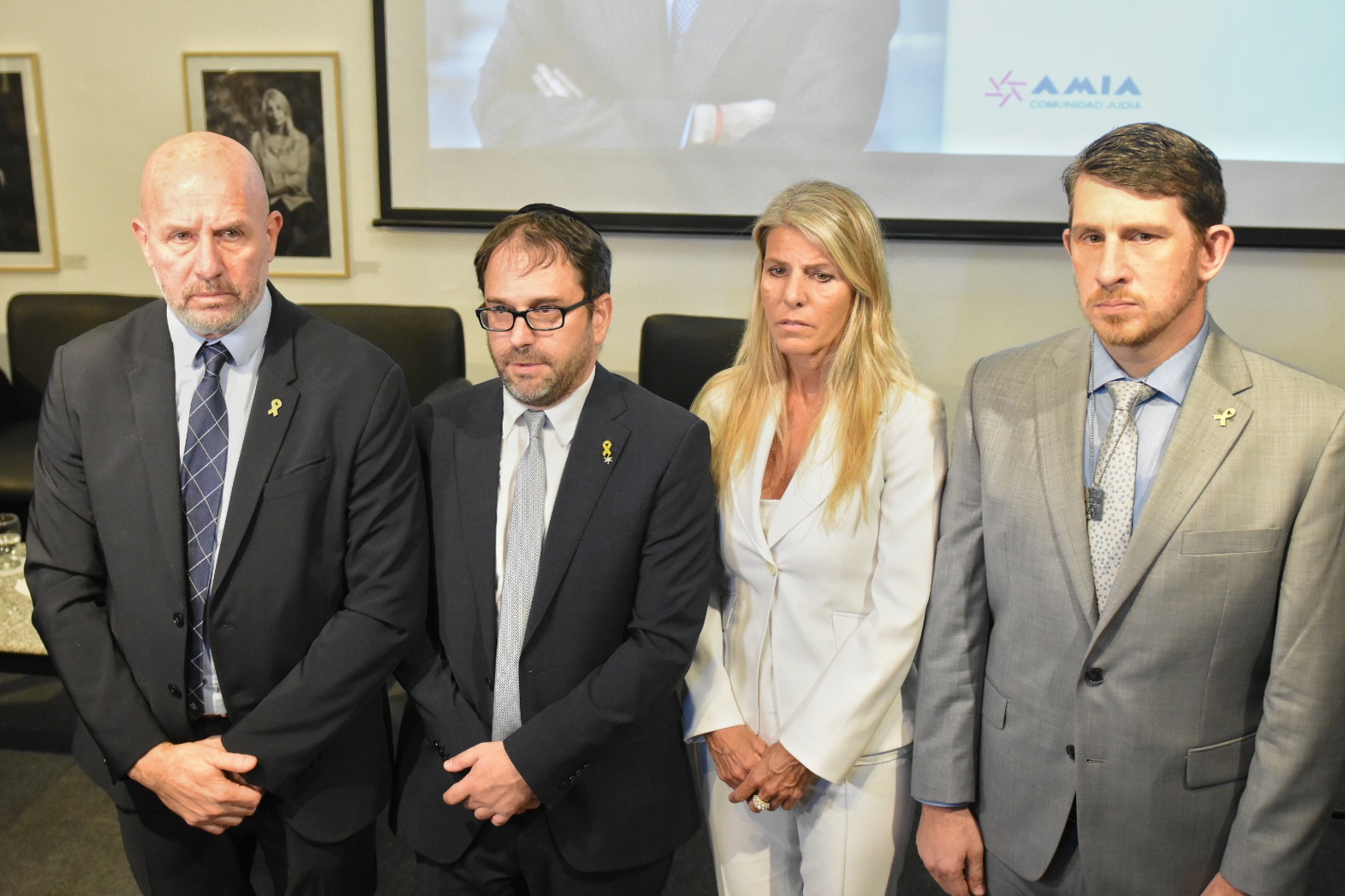 Memorial Held in Honor of Prosecutor Alberto Nisman at AMIA Buenos Aires, Argentina - January 20, 2025: The Argentine Israelite Mutual Association (AMIA) hel...