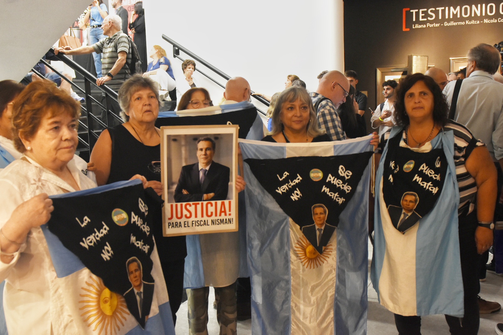 Memorial Held in Honor of Prosecutor Alberto Nisman at AMIA Buenos Aires, Argentina - January 20, 2025: The Argentine Israelite Mutual Association (AMIA) hel...