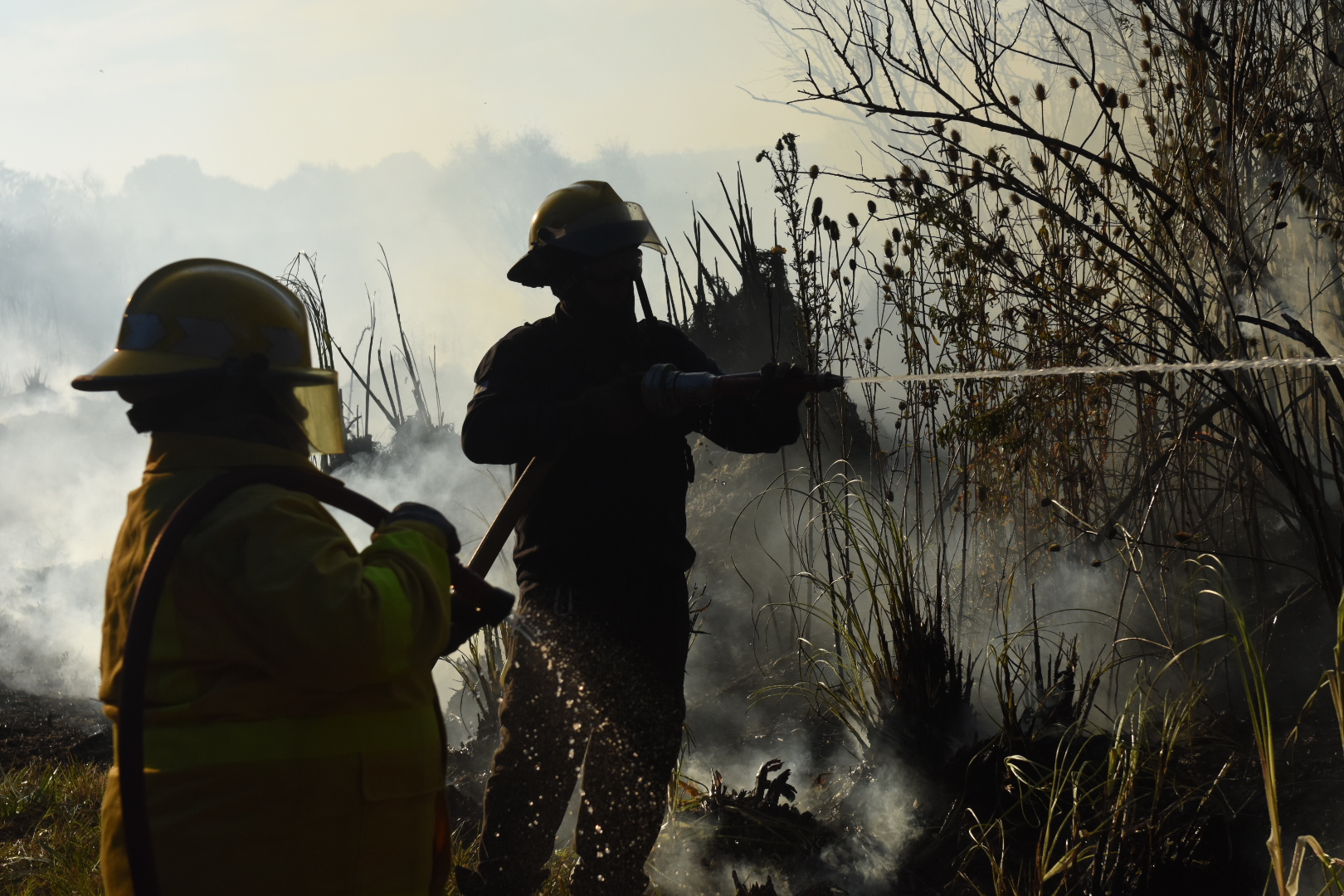 incendio-Ezeiza-687 A massive and destructive forest fire swept through areas near Ezeiza International Airport in Bu...