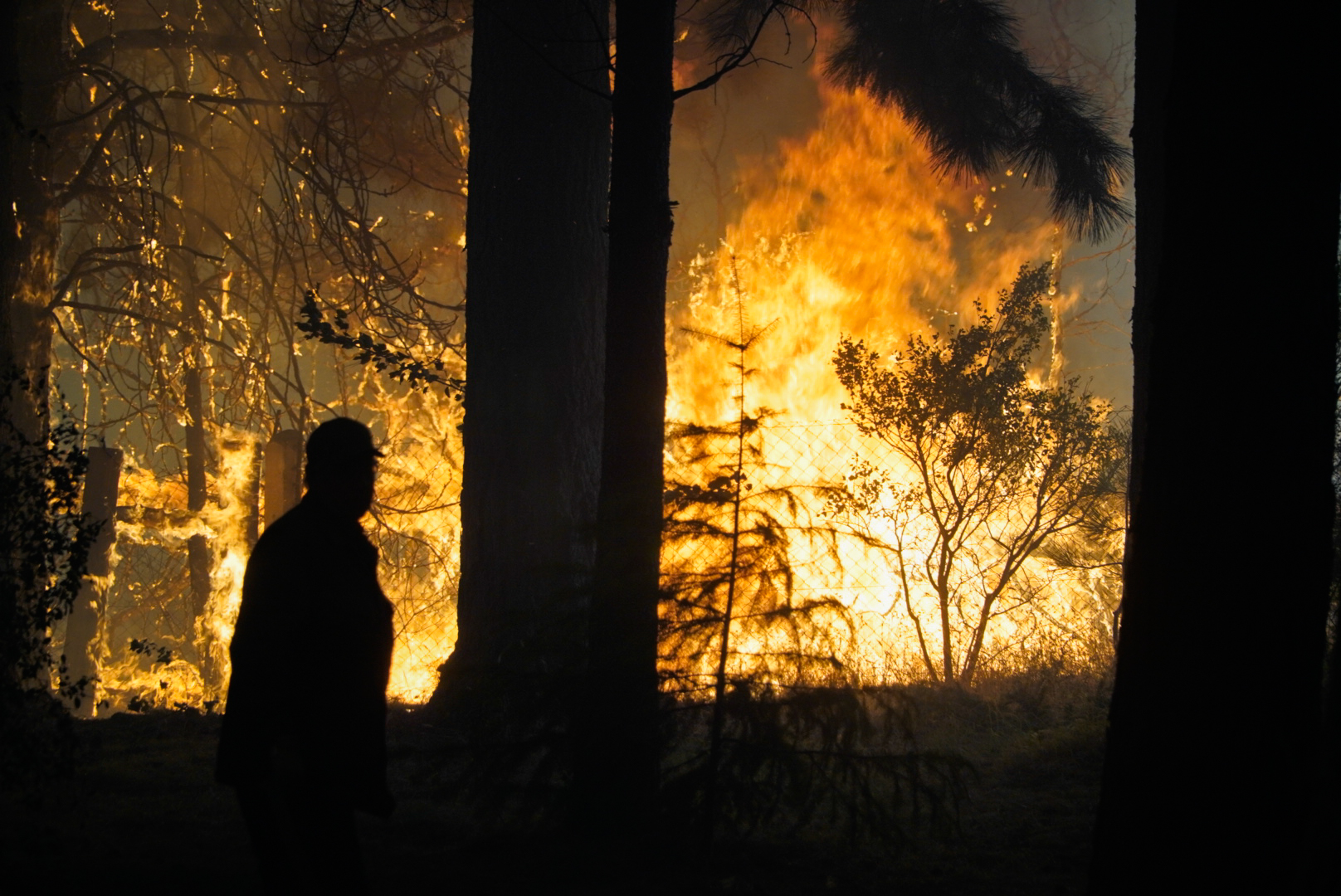 El Bolsón, Argentina - February 10, 2025: A devastating wildfire near El Bolsón has forced the ...