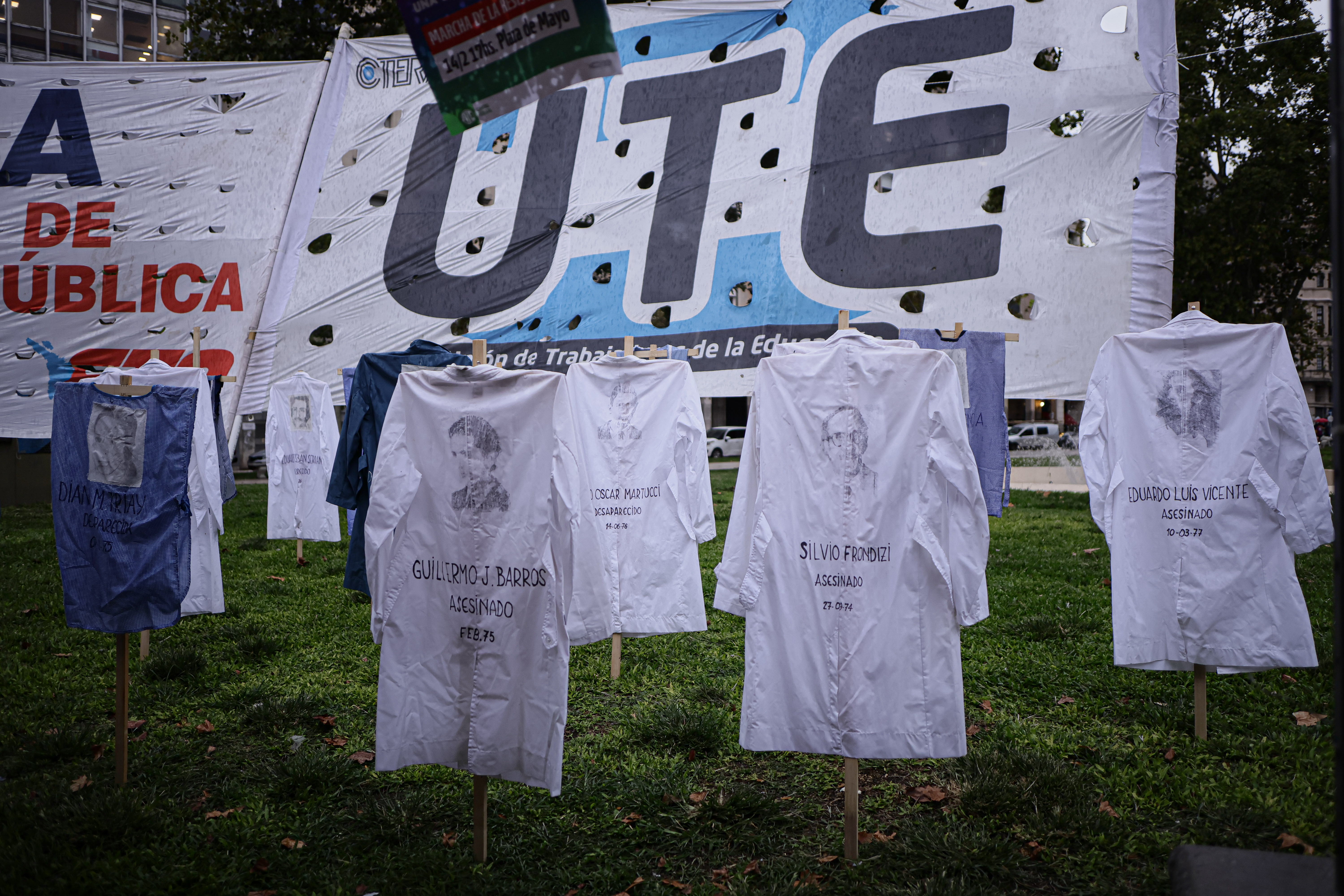 TXR_9258 Buenos Aires, Argentina - February, 14, 2025: Members of the human rights organization Madres de ...