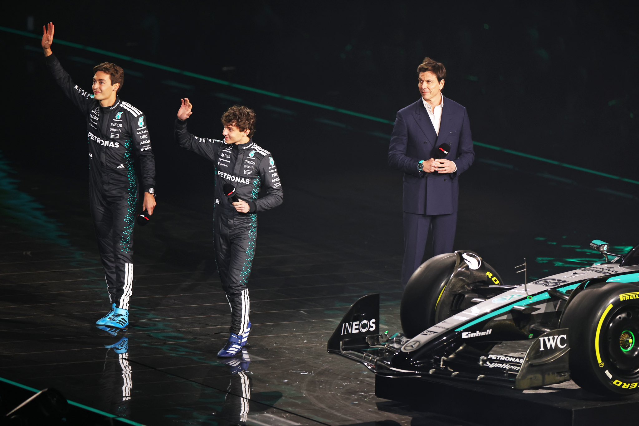 Lautaro Martinez’s Goal Secures Argentina's Victory and Maintains Top Spot USA - Feb 19, 2024: F1 Teams Ferrari and AMG Mercedes Benz presents their cars for 2025 season. O...