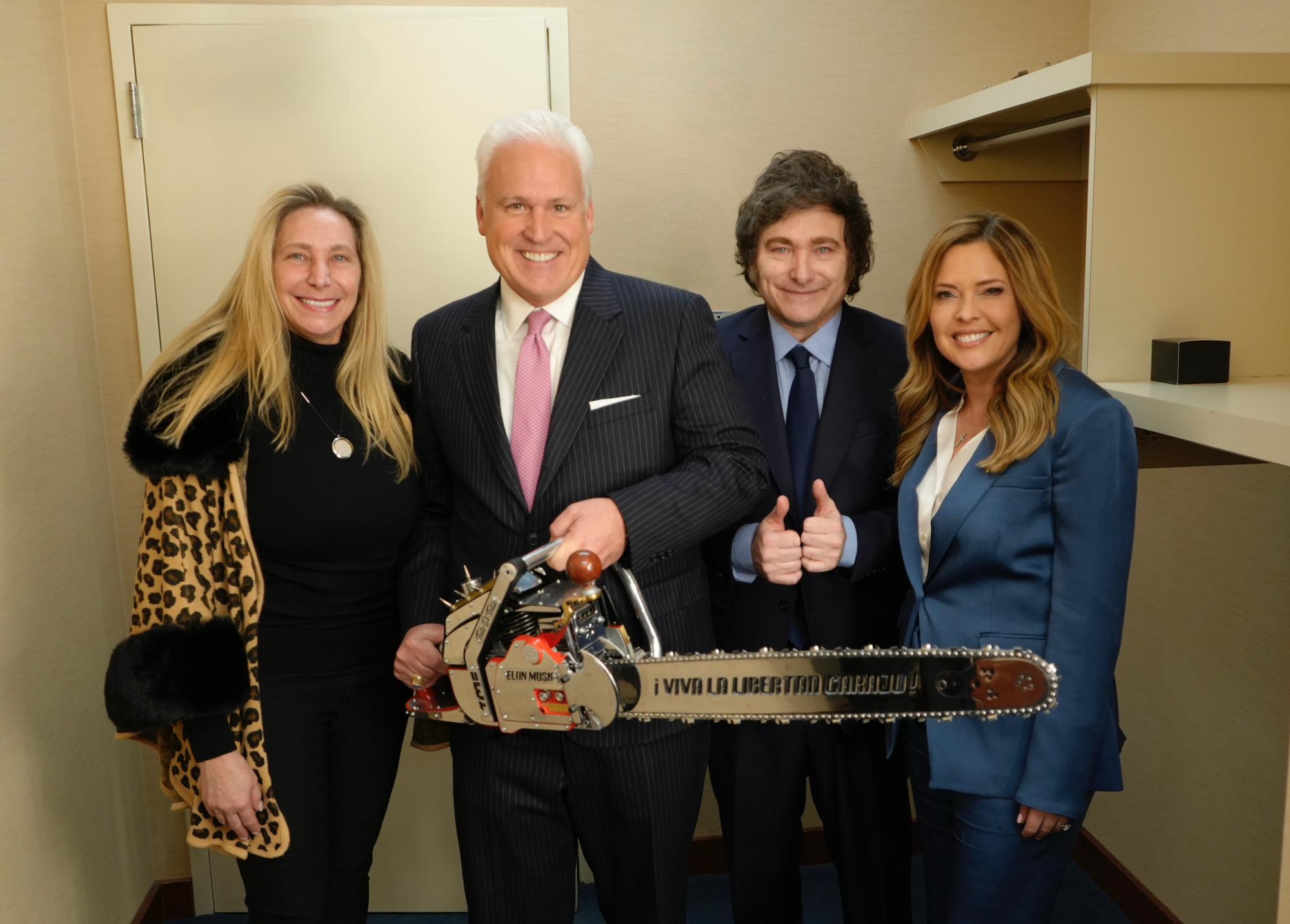 Argentine President Javier Milei and Elon Musk Discuss Economic Deregulation and Global Freedom in Washington Washington, D.C., USA – February 20, 2025: Argentine President Javier Milei met with Elon Musk ...