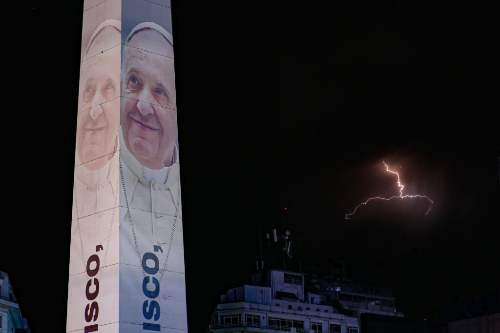 Argentine Capital Displays Solidarity with Pope Francis as He Battles Serious Infection