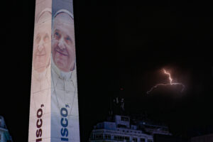 Argentine Capital Displays Solidarity with Pope Francis as He Battles Serious Infection